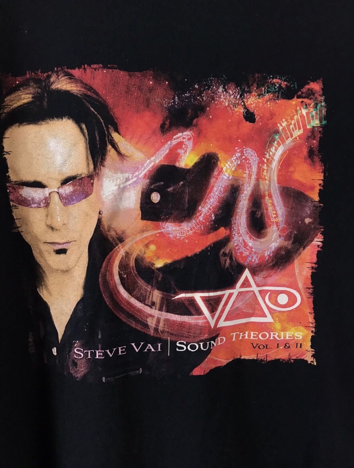 Band Tees × Vintage Steve Vai 2007 Vintage Rock Band Tour Tee Size US M / EU 48-50 / 2 - 3 Thumbnail