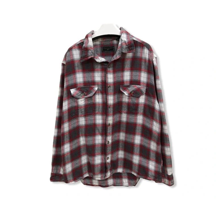 image of Field And Stream Plaid Tartan Flannel Shirt, Men's (Size Large)