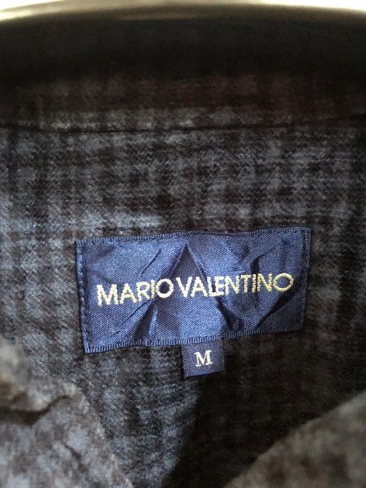 Vintage Vintage Mario Valentino Plaid Tartan Flannel Shirt 👕 Size US M / EU 48-50 / 2 - 4 Thumbnail