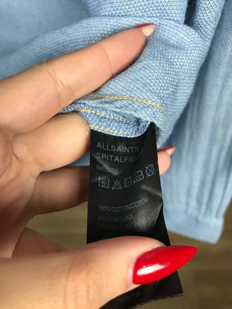 Allsaints Allsaints luxury streetwear shirt Size US L / EU 52-54 / 3 - 5 Thumbnail