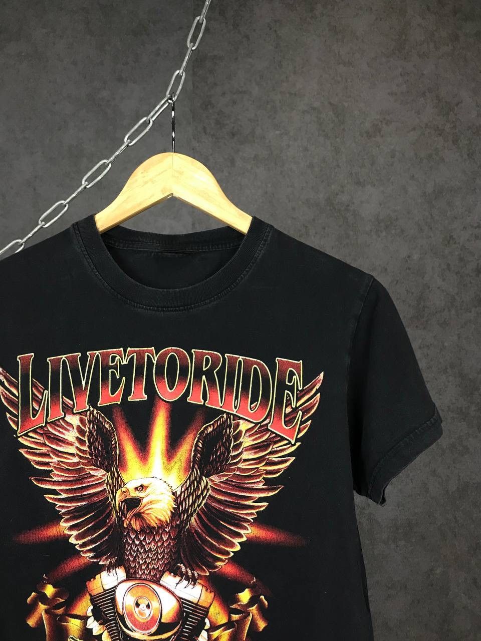 Harley Davidson × Vintage Live to Ride 1999 Harley Davidson vintage rock tee Size US XS / EU 42 / 0 - 4 Thumbnail