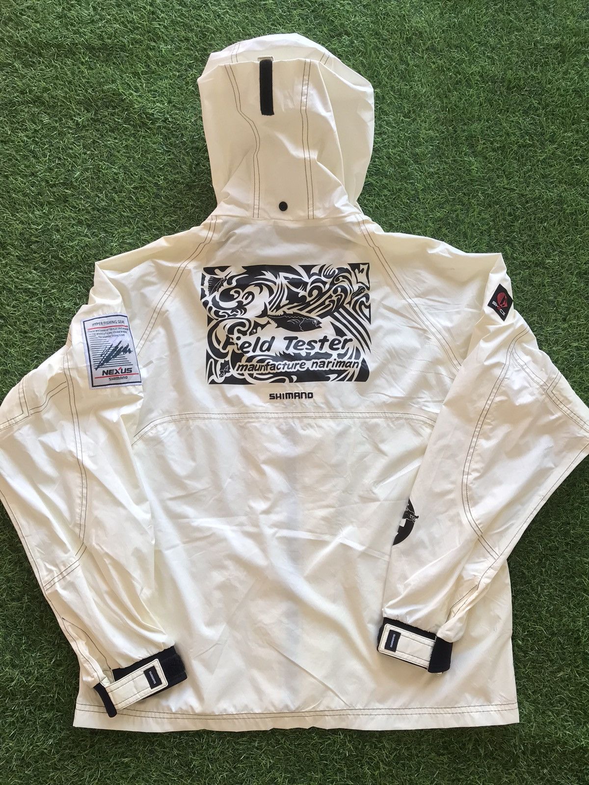 Vintage Vintage Nexus Hyper Fishing Gear Shimano Windbreaker Hoodies Size US M / EU 48-50 / 2 - 2 Thumbnail