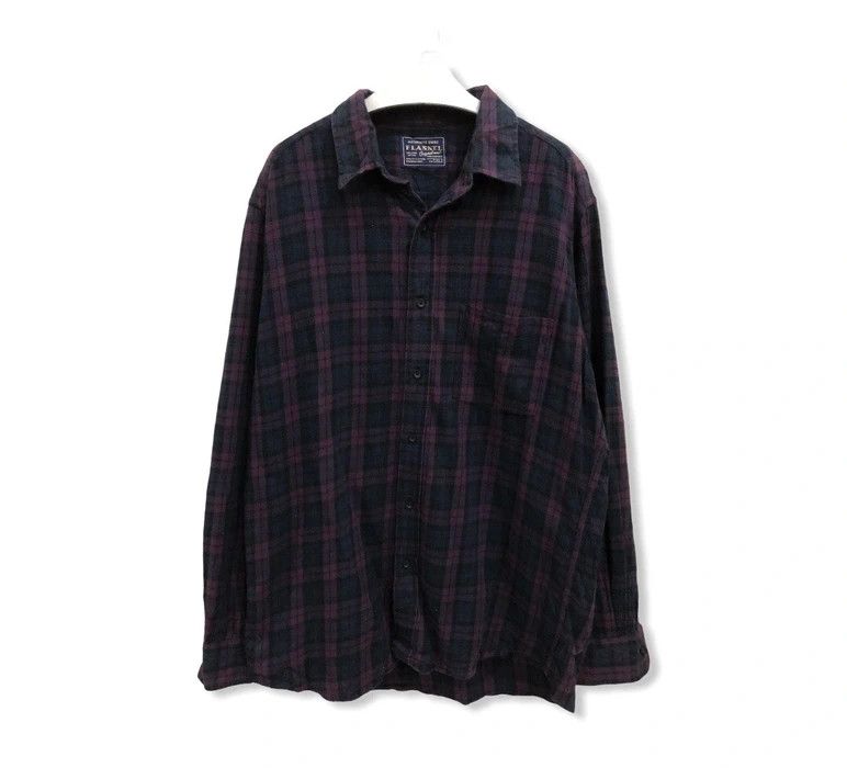 Japanese Brand Uniqlo Plaid Tartan Flannel Shirt 👕
