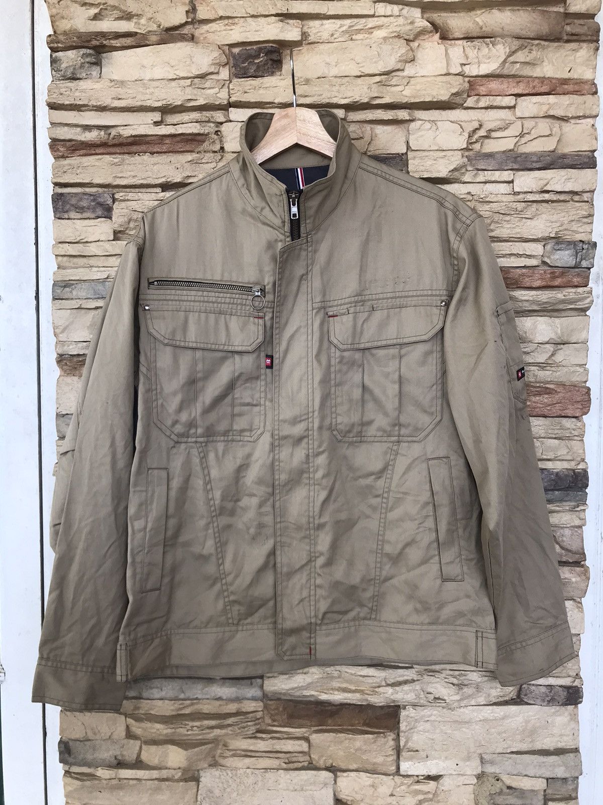 Vintage Very Rare Vintage Burtle Workwear Distressed Jacket Size US L / EU 52-54 / 3 - 1 Thumbnail