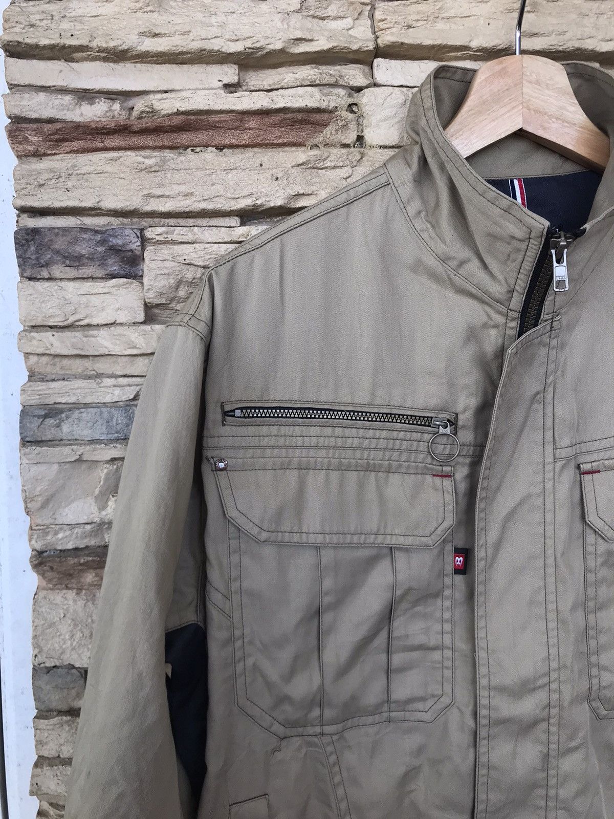 Vintage Very Rare Vintage Burtle Workwear Distressed Jacket Size US L / EU 52-54 / 3 - 3 Thumbnail