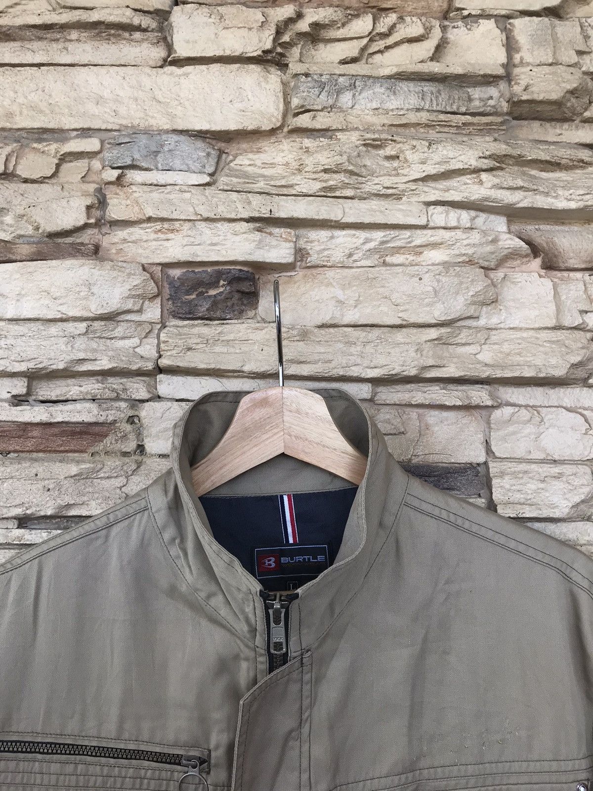 Vintage Very Rare Vintage Burtle Workwear Distressed Jacket Size US L / EU 52-54 / 3 - 2 Thumbnail