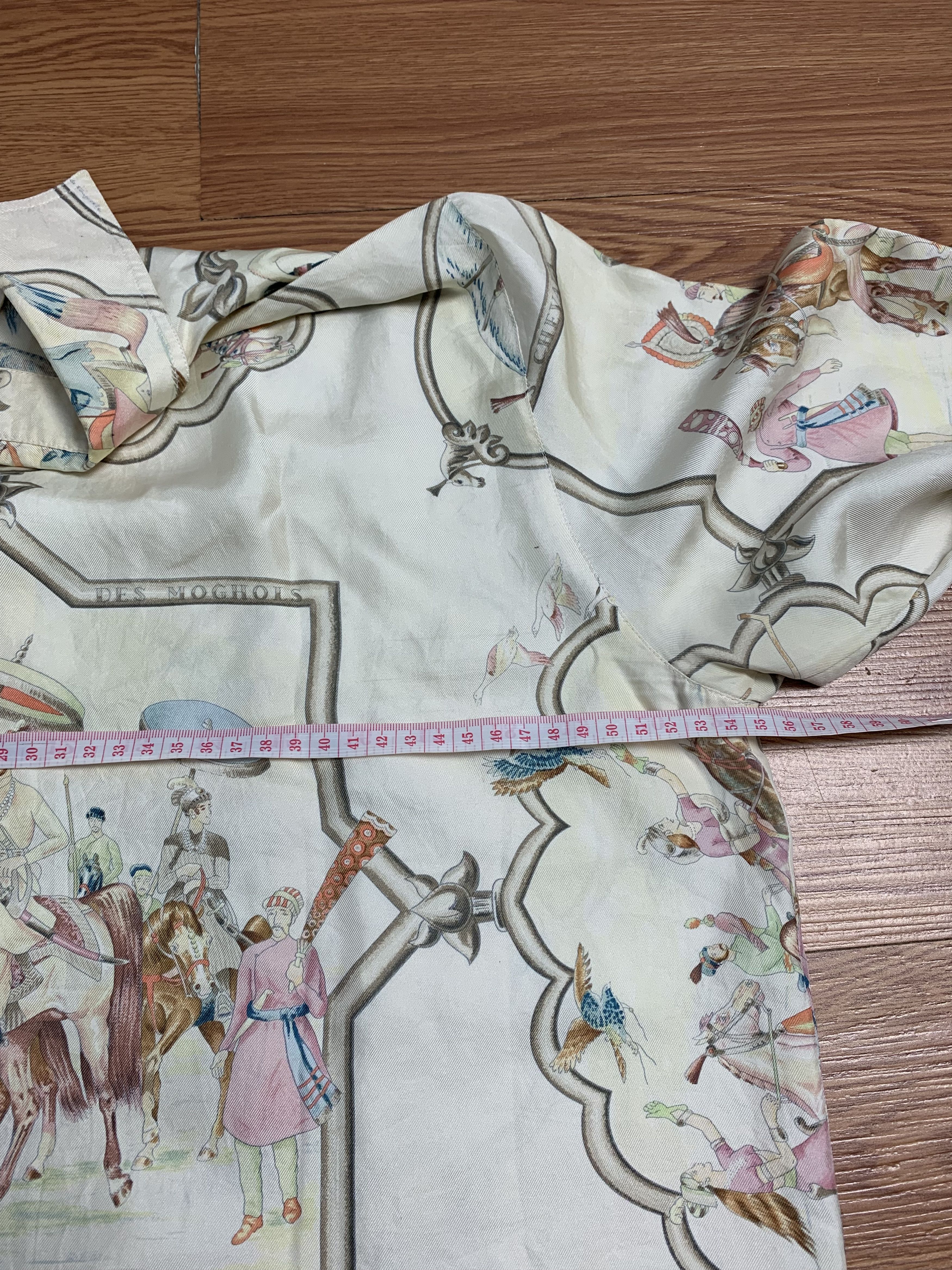 Hermes Hermes Margiela Era “LES CHEVAUX DES MOGHOLS” Button Shirt Size M / US 6-8 / IT 42-44 - 14 Thumbnail