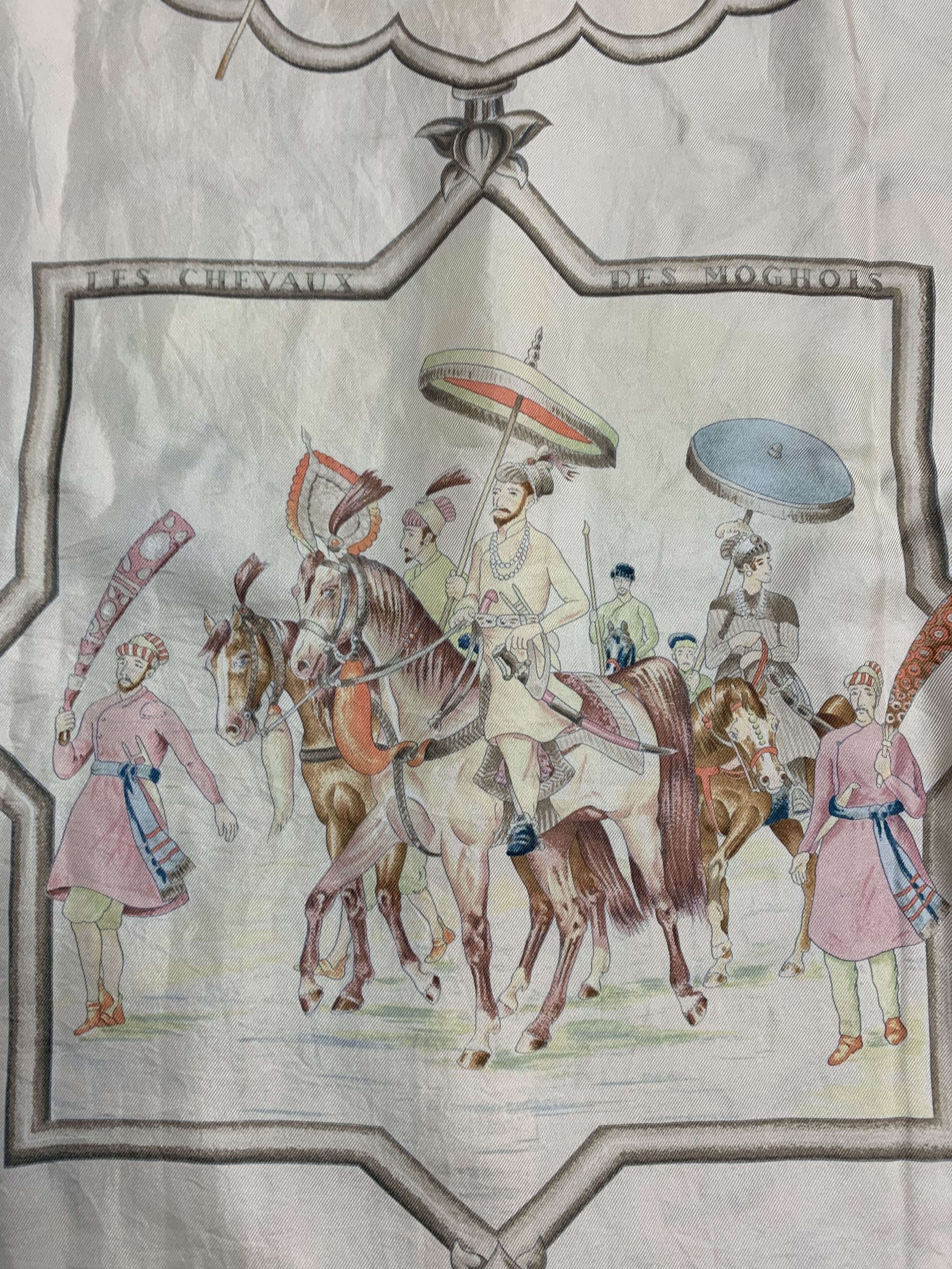 Hermes Hermes Margiela Era “LES CHEVAUX DES MOGHOLS” Button Shirt Size M / US 6-8 / IT 42-44 - 9 Thumbnail
