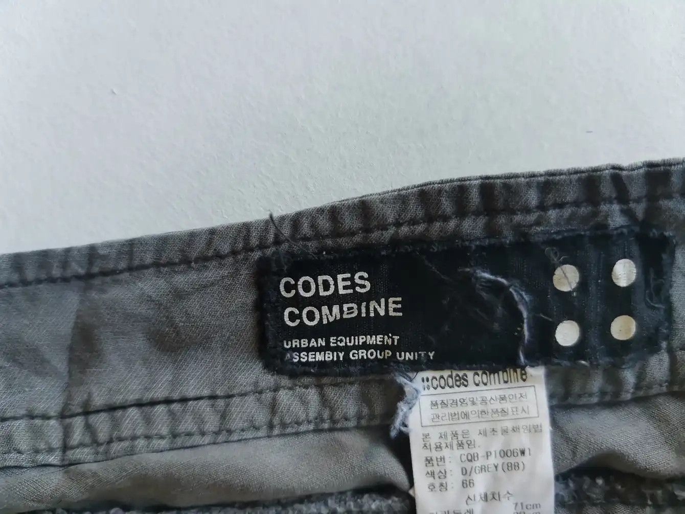 Japanese Brand Code Combine Style Design Multipocket Pants Size US 30 / EU 46 - 10 Thumbnail