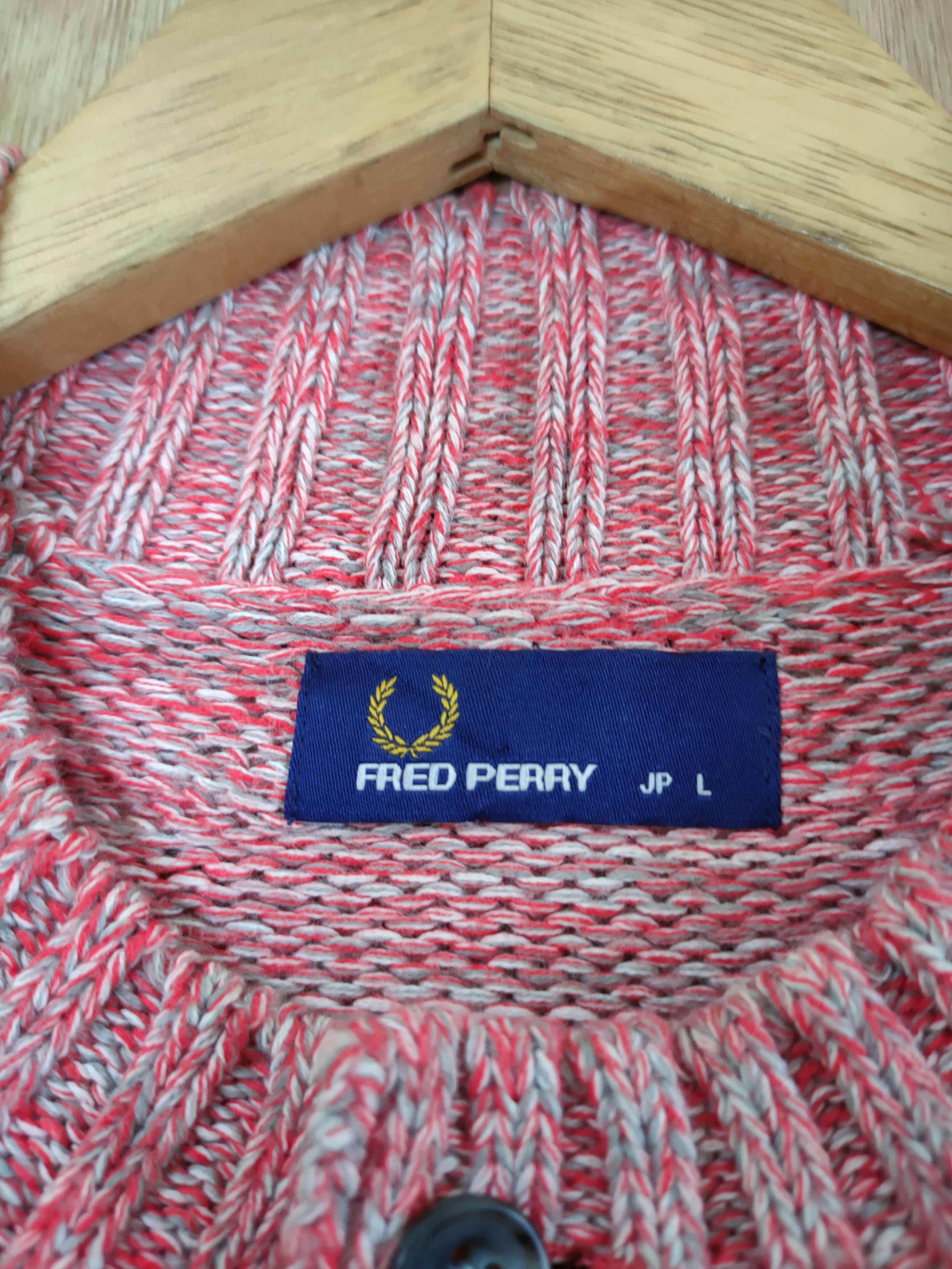 Aran Isles Knitwear DLL Fred Perry aran isle knitwear distressed #46-472 Size US L / EU 52-54 / 3 - 7 Thumbnail