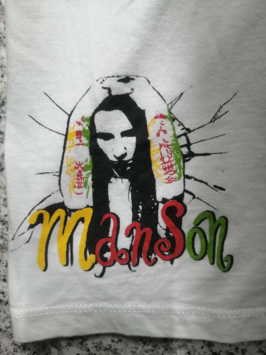 Band Tees × Marilyn Manson × Vintage VINTAGE MARILYN MANSON VERY RARE Size US M / EU 48-50 / 2 - 3 Thumbnail