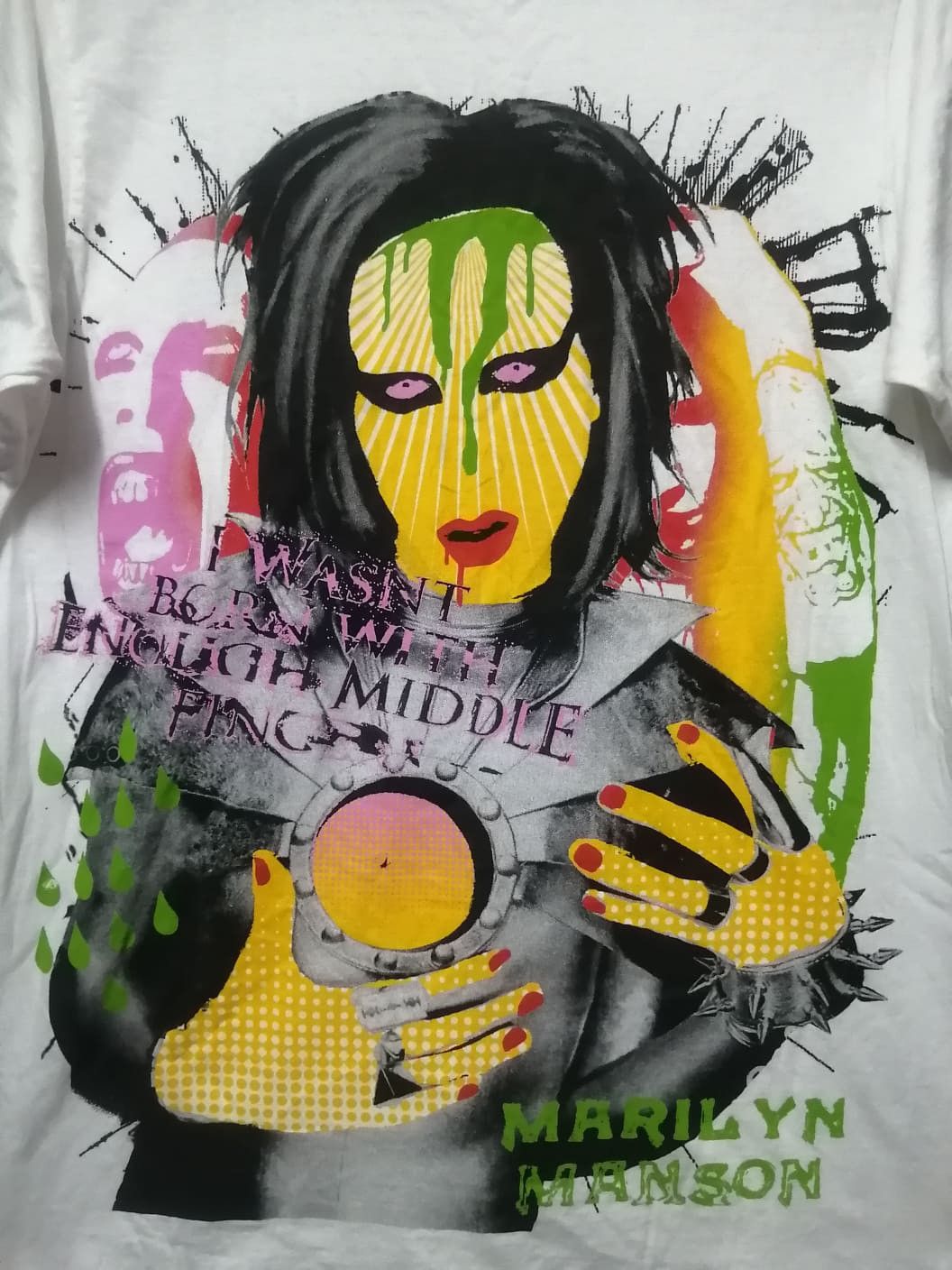 Band Tees × Marilyn Manson × Vintage VINTAGE MARILYN MANSON VERY RARE Size US M / EU 48-50 / 2 - 1 Thumbnail
