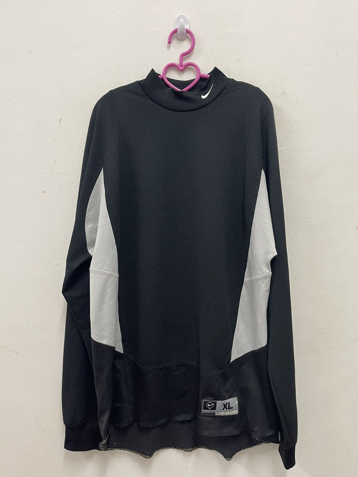 Nike Rare Vintage NIKE Baseball Long Sleeve Turtle Neck Swoosh Size US XL / EU 56 / 4 - 1 Thumbnail
