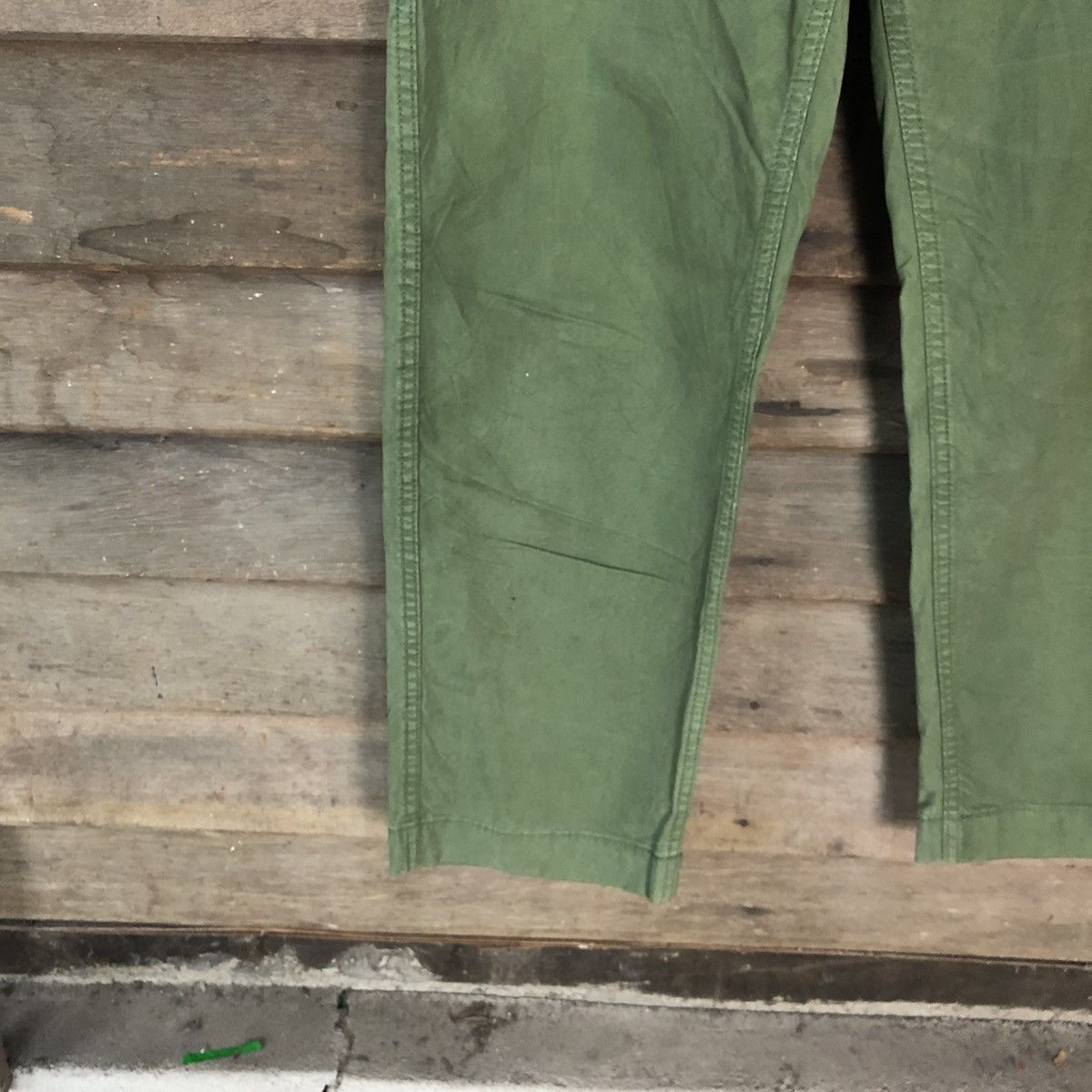 Japanese Brand × Uniqlo Uniqlo Green Casual Pants #6937 Size US 28 / EU 44 - 6 Thumbnail