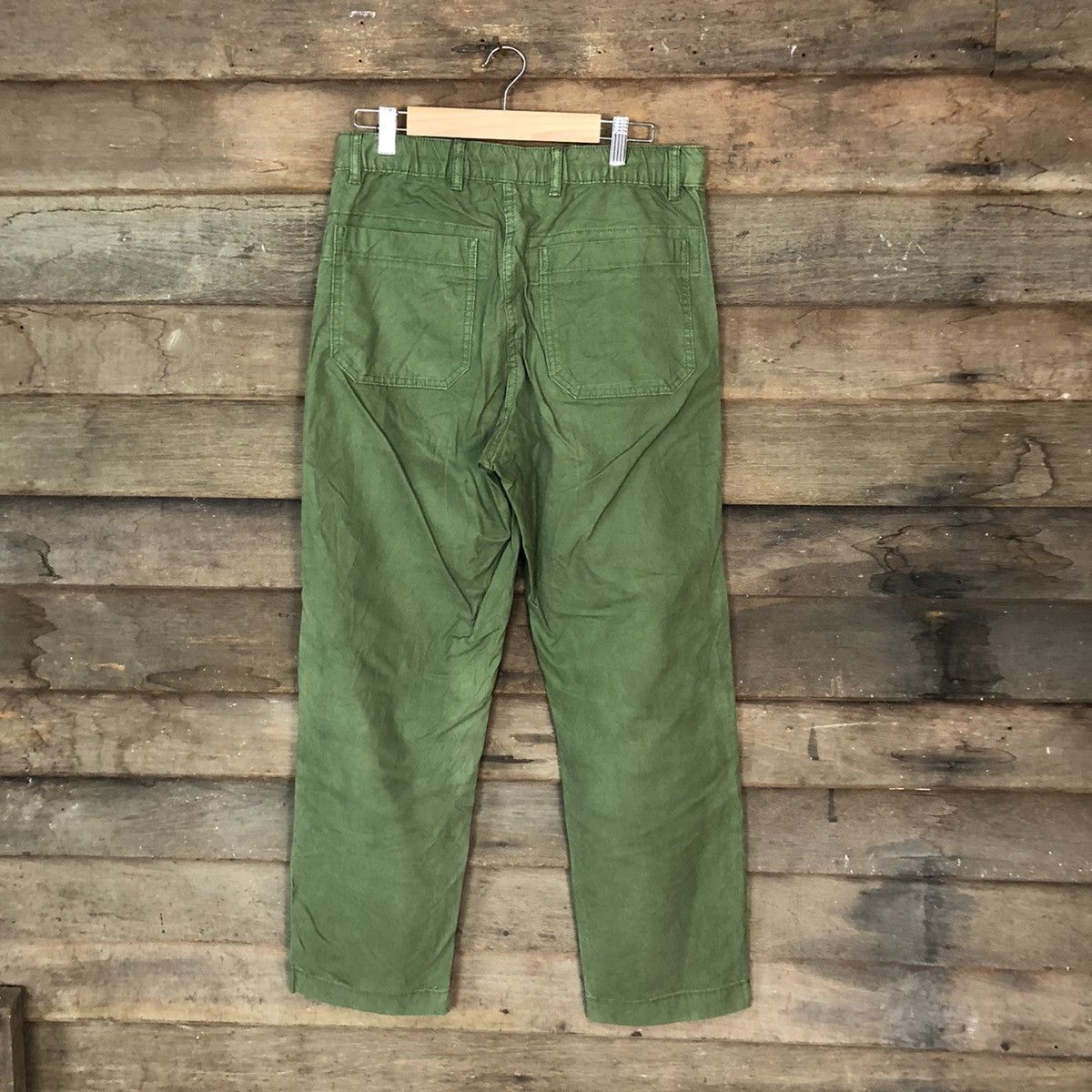 Japanese Brand × Uniqlo Uniqlo Green Casual Pants #6937 Size US 28 / EU 44 - 8 Thumbnail