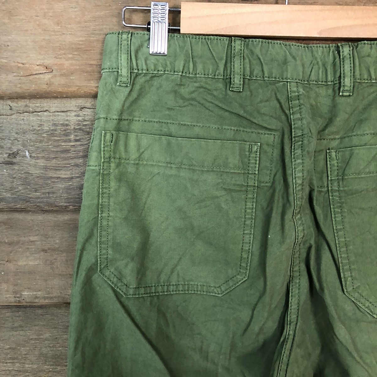 Japanese Brand × Uniqlo Uniqlo Green Casual Pants #6937 Size US 28 / EU 44 - 11 Thumbnail