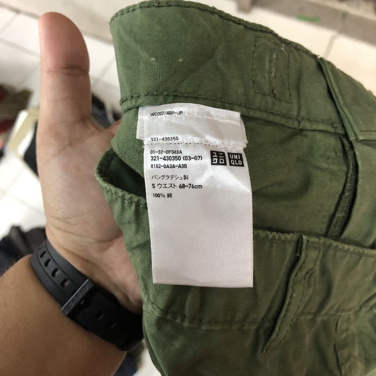 Japanese Brand × Uniqlo Uniqlo Green Casual Pants #6937 Size US 28 / EU 44 - 13 Thumbnail
