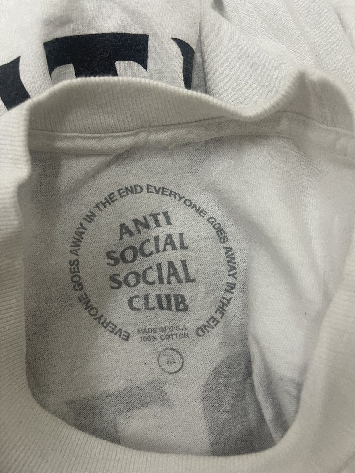 Anti Social Social Club Rare ANTI SOCIAL SOCIAL CLUB L/s Tee Size US M / EU 48-50 / 2 - 6 Thumbnail