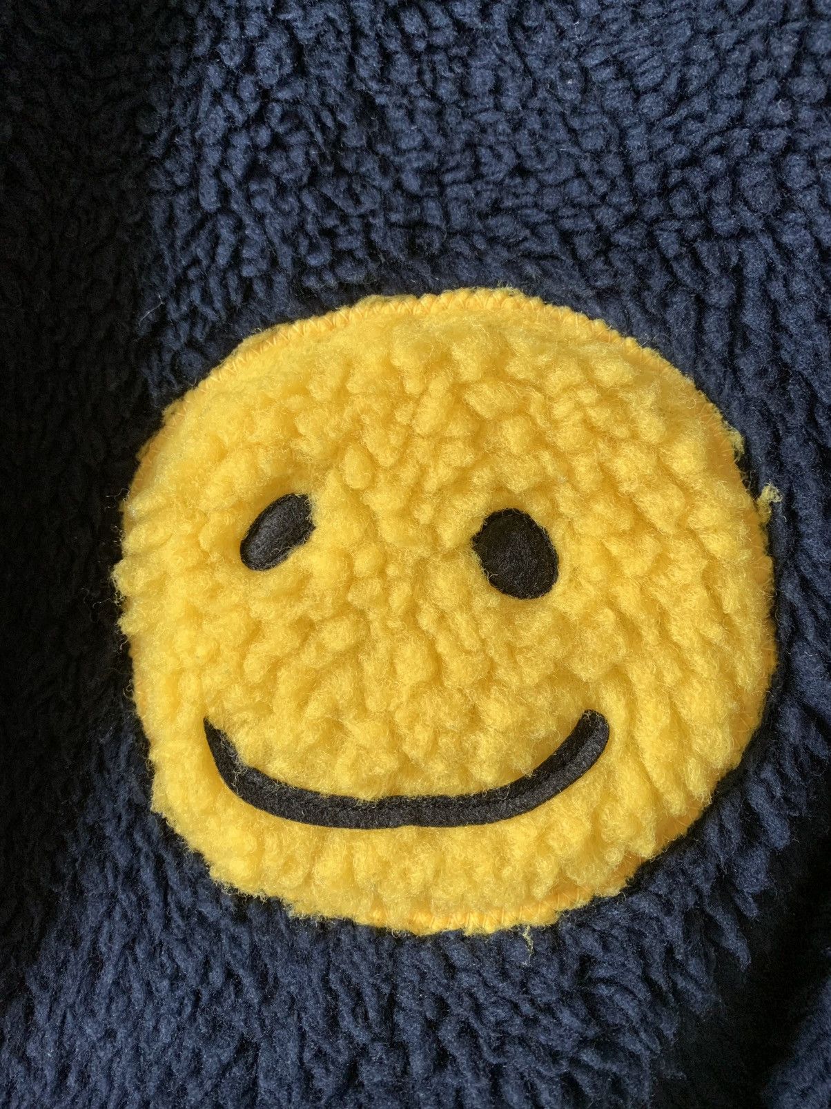 Cactus Plant Flea Market Cactus Plant Flea Market Navy Smiley Fleece Size US L / EU 52-54 / 3 - 3 Thumbnail