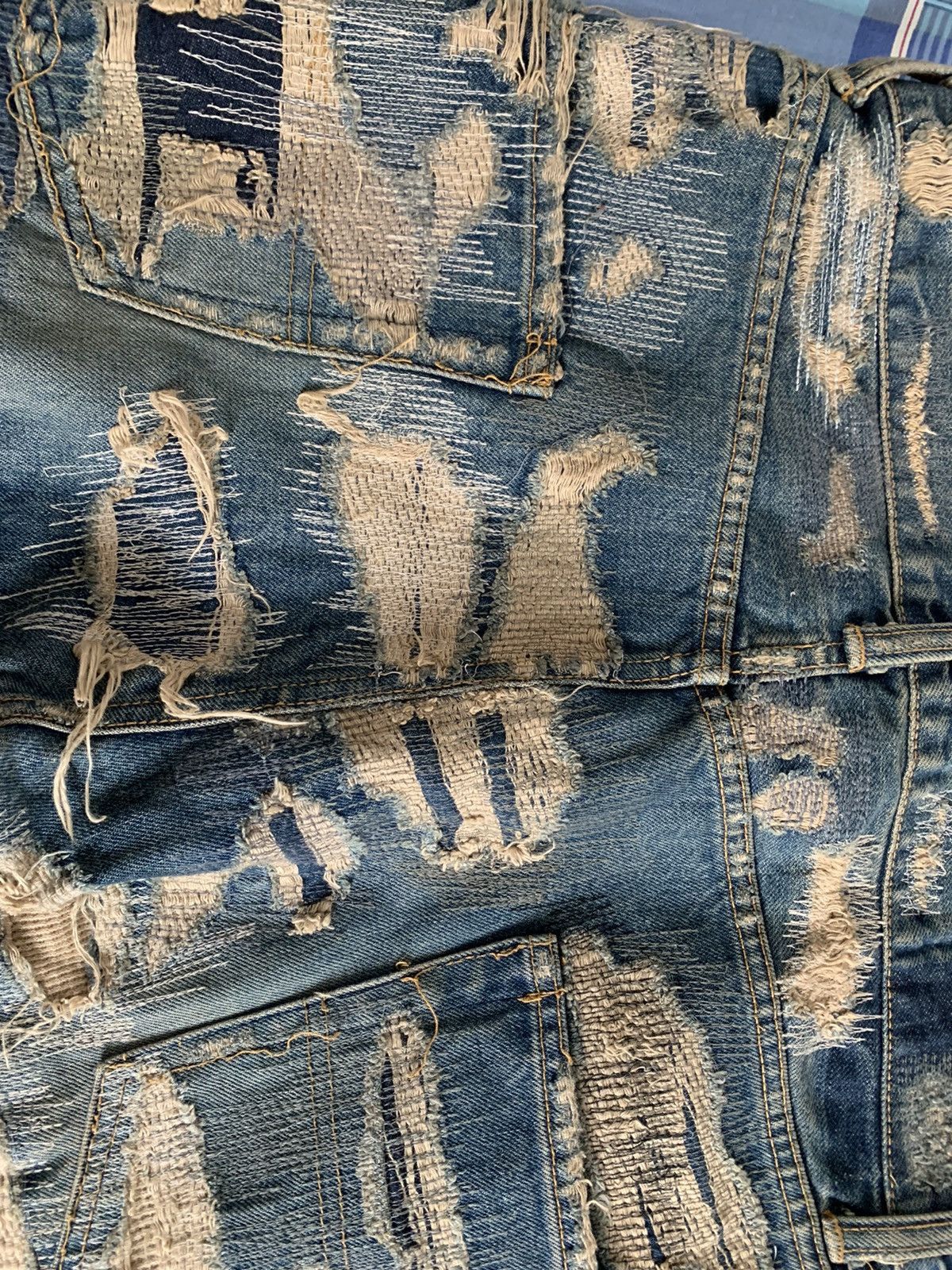 Undercover Undercover AW2005 Arts and Crafts 85 Denim Jeans Size US 31 - 12 Thumbnail