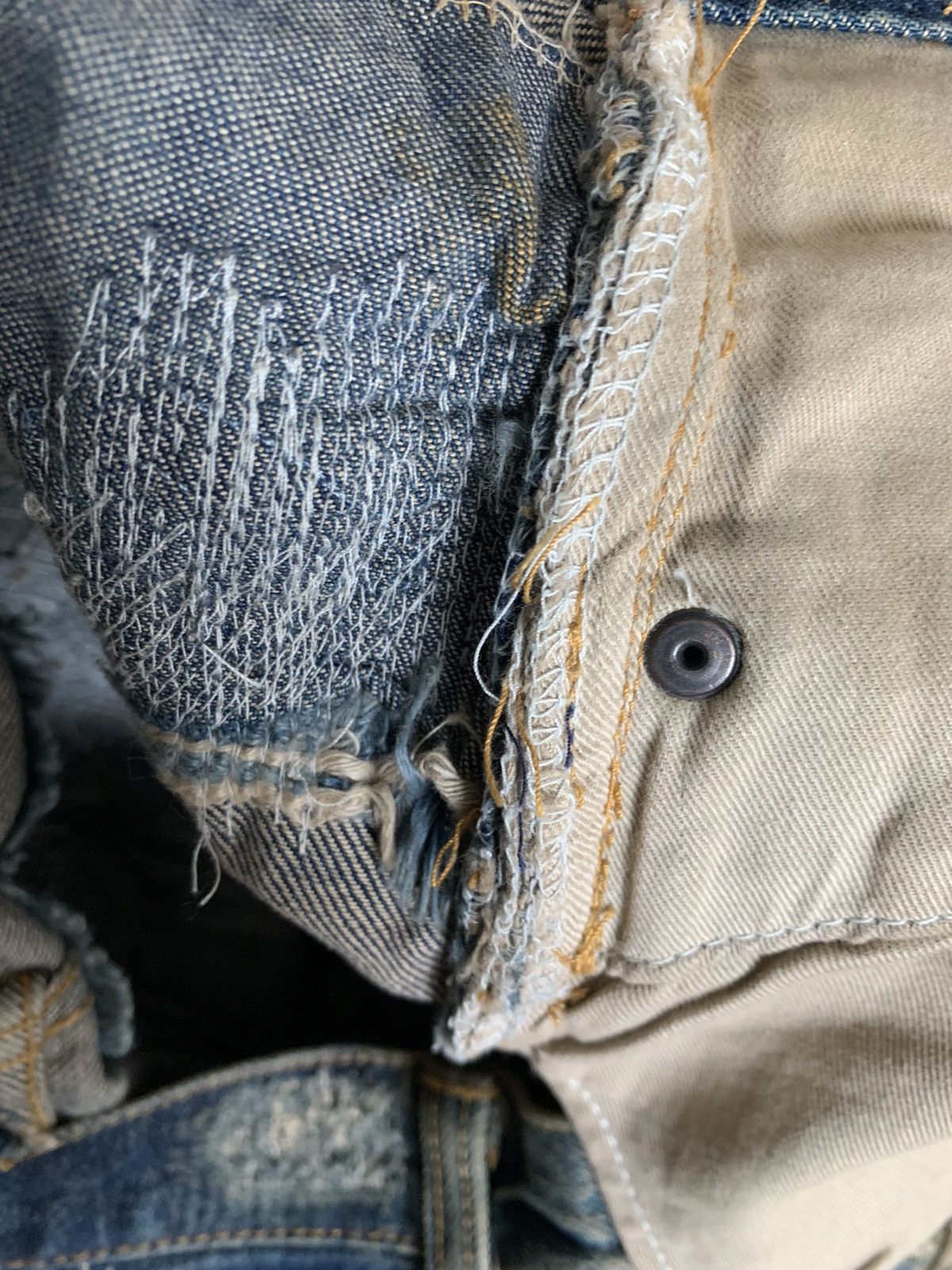 Undercover Undercover AW2005 Arts and Crafts 85 Denim Jeans Size US 31 - 17 Thumbnail