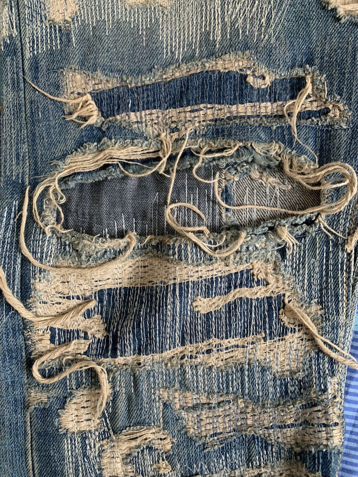 Undercover Undercover AW2005 Arts and Crafts 85 Denim Jeans Size US 31 - 11 Thumbnail
