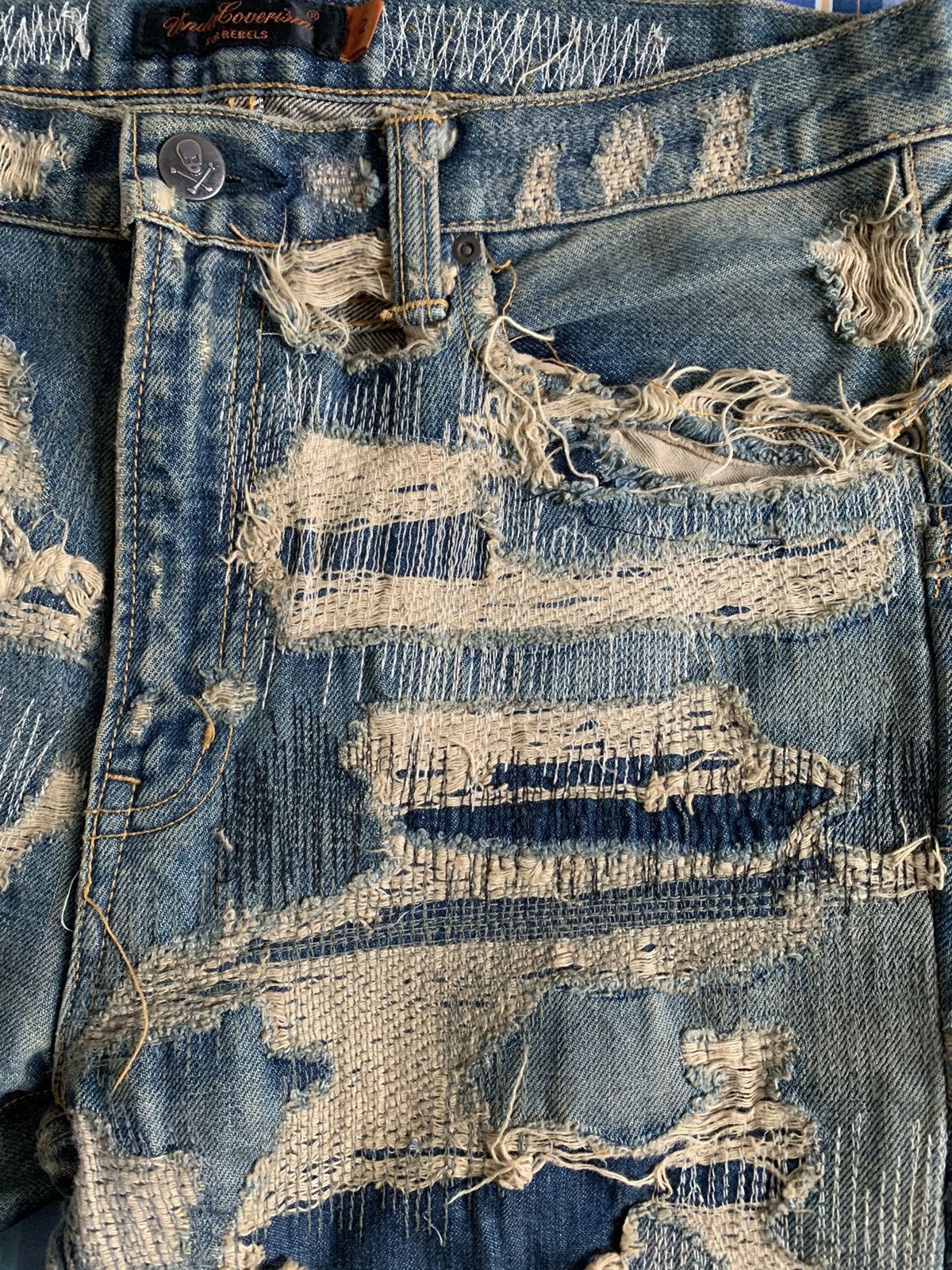Undercover Undercover AW2005 Arts and Crafts 85 Denim Jeans Size US 31 - 7 Thumbnail
