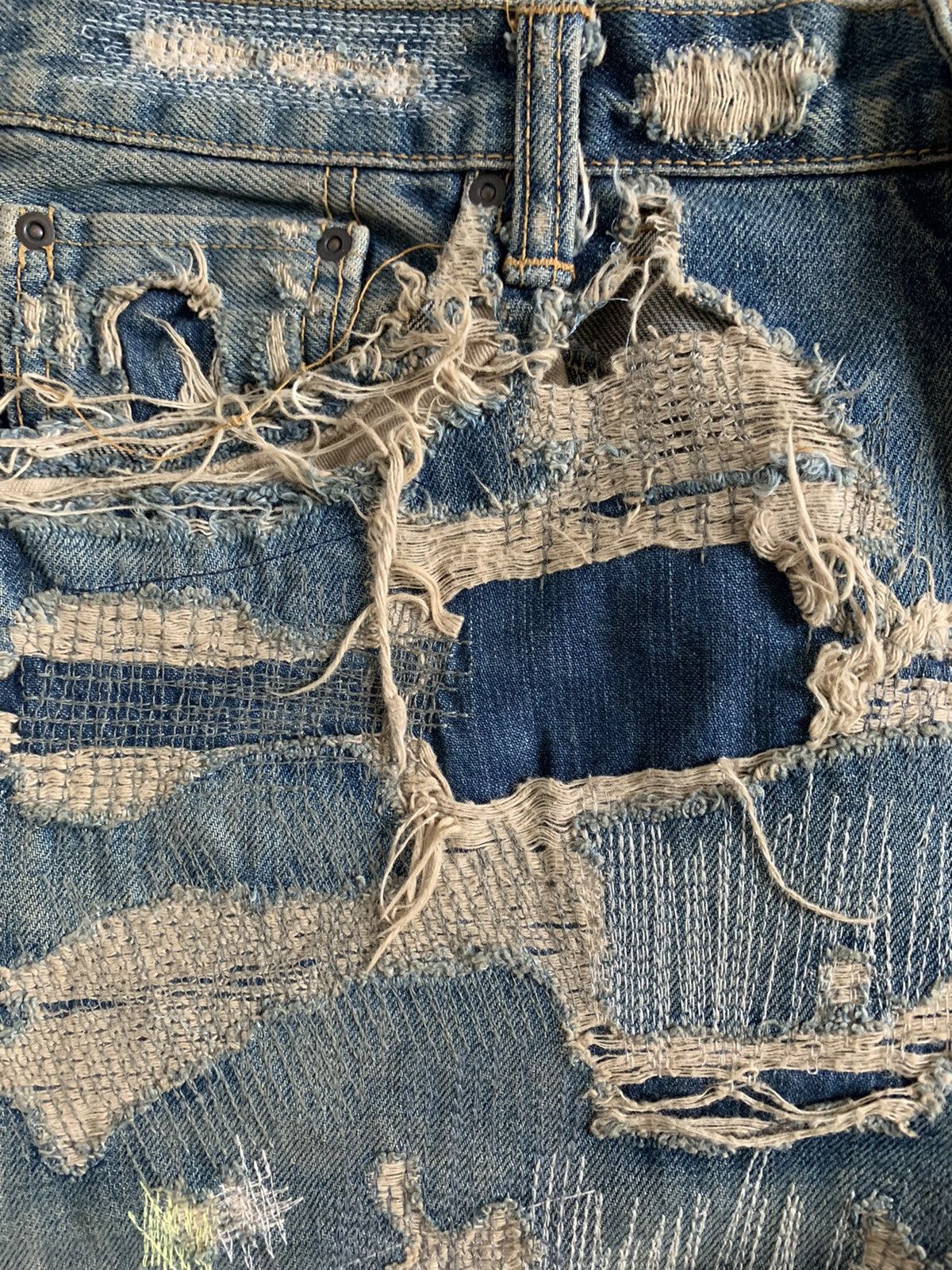 Undercover Undercover AW2005 Arts and Crafts 85 Denim Jeans Size US 31 - 6 Thumbnail
