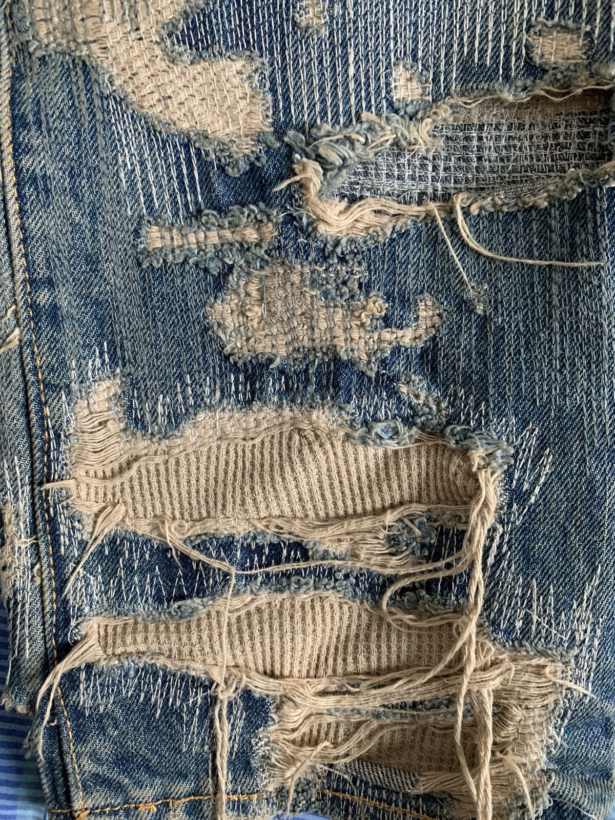 Undercover Undercover AW2005 Arts and Crafts 85 Denim Jeans Size US 31 - 8 Thumbnail