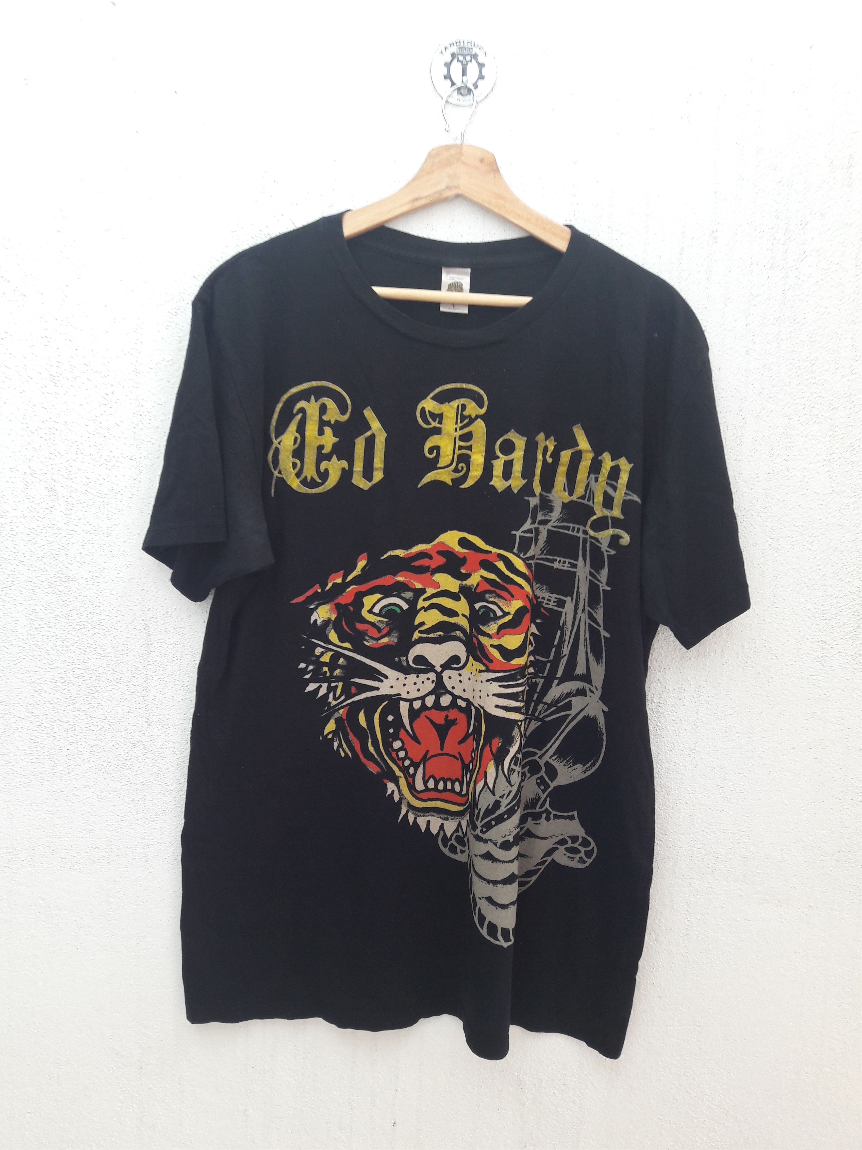 Christian Audigier × Ed Hardy 🔥OFFER🔥 Ed Hardy Tiger Tee By Christian Audigier Size US L / EU 52-54 / 3 - 1 Thumbnail