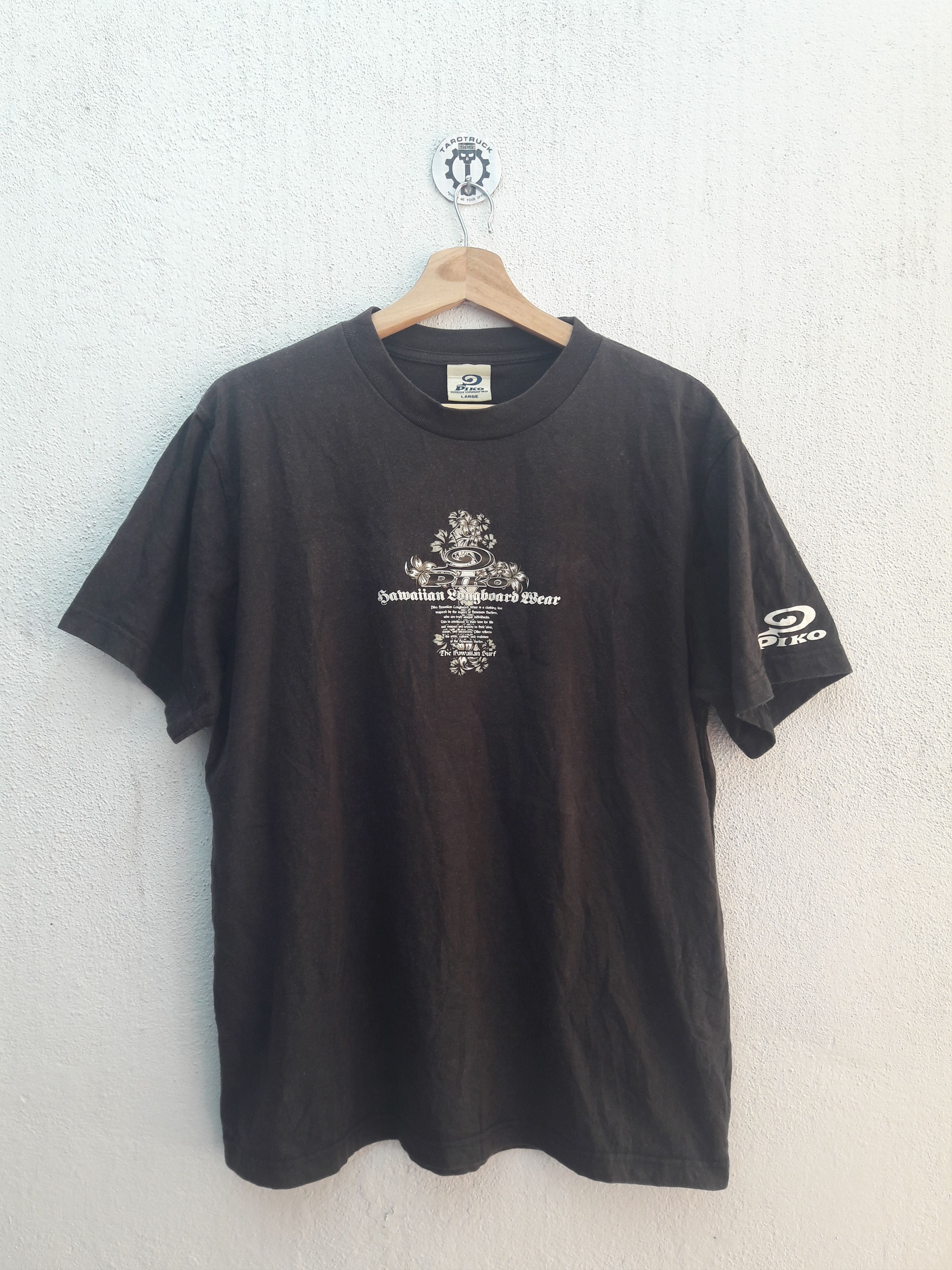 Vintage 🔥OFFER🔥Vtg Piko Hawaiian Surf Latin Cross Tee Size US L / EU 52-54 / 3 - 2 Thumbnail