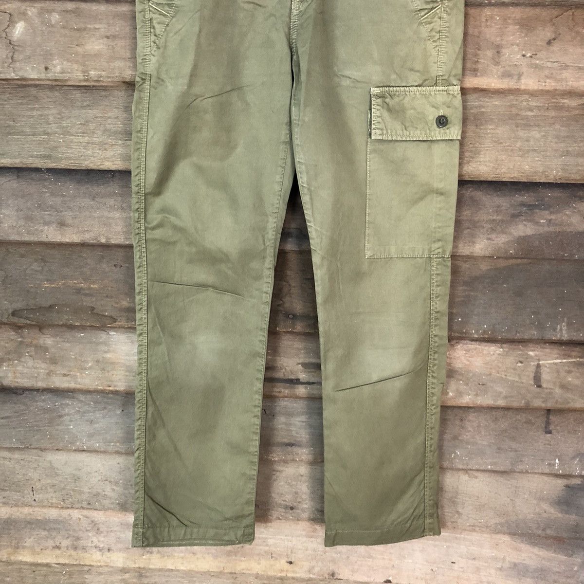 Tomorrowland DL Tomorrowland utility multipocket Green Cargo Pants #2379 Size US 26 / EU 42 - 3 Thumbnail