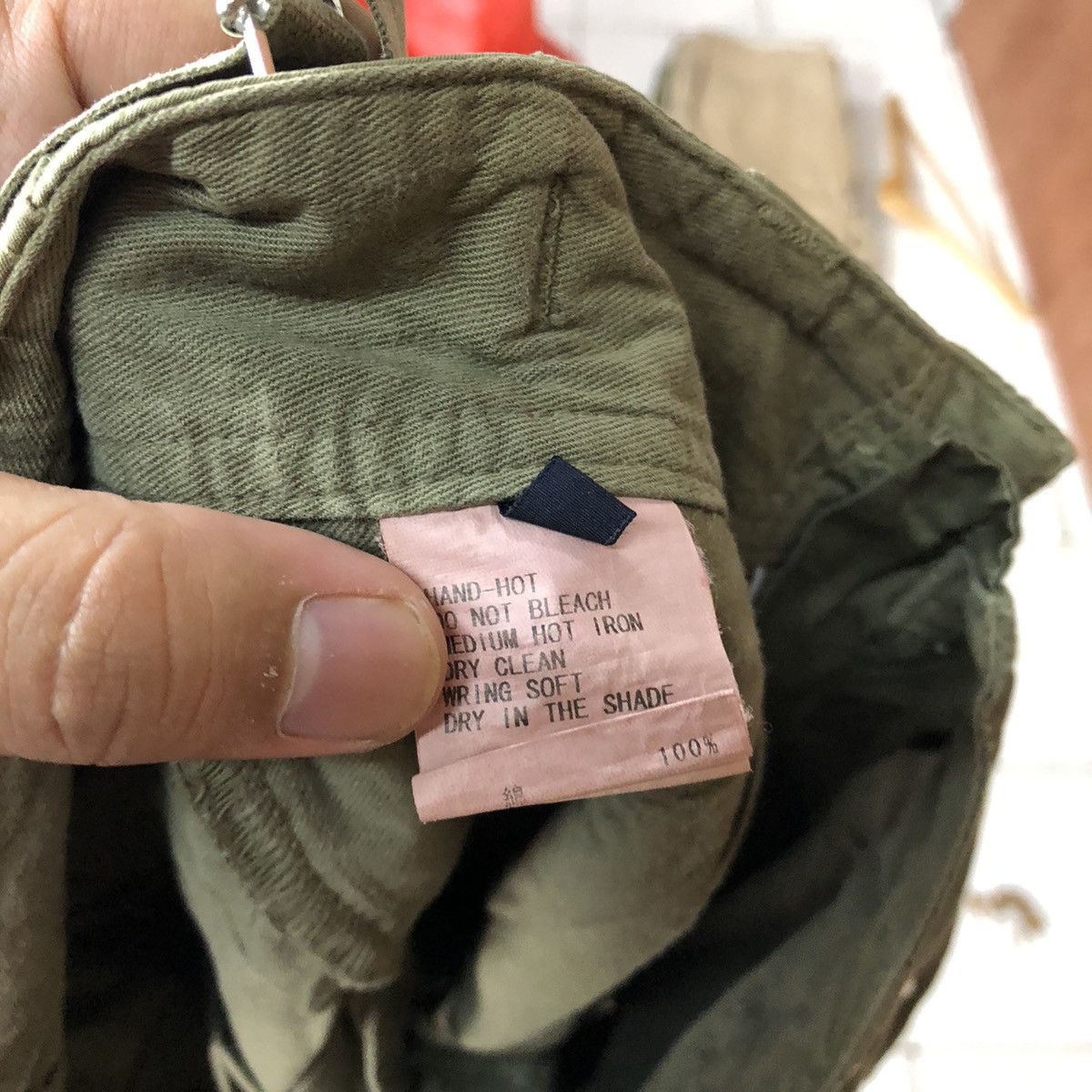 Tomorrowland DL Tomorrowland utility multipocket Green Cargo Pants #2379 Size US 26 / EU 42 - 15 Thumbnail