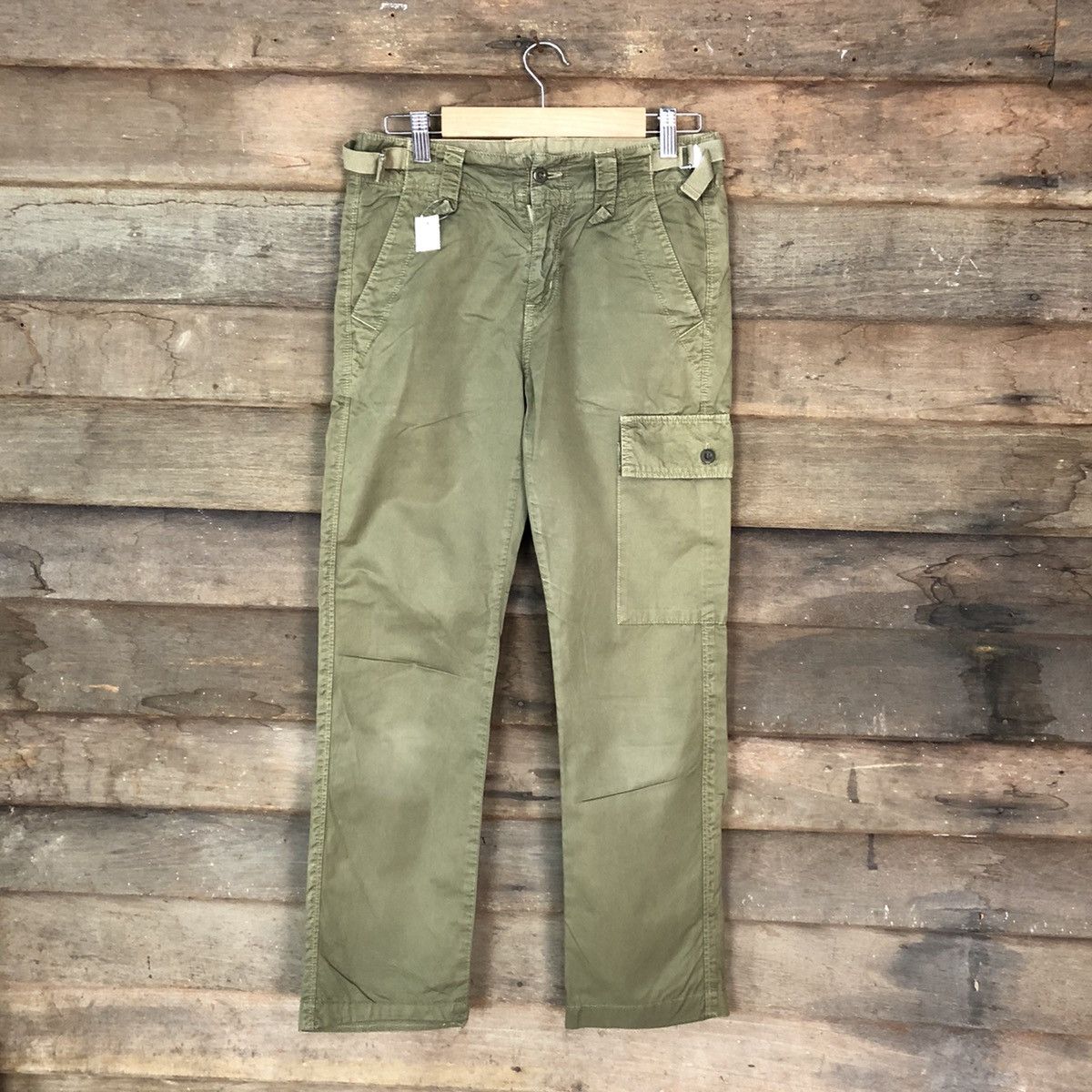 Tomorrowland DL Tomorrowland utility multipocket Green Cargo Pants #2379 Size US 26 / EU 42 - 1 Thumbnail