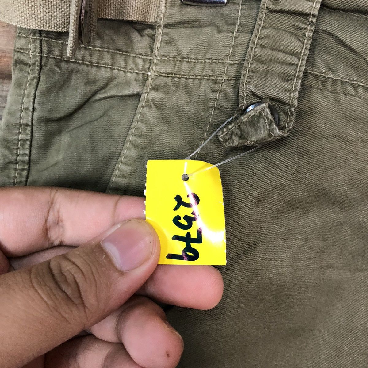 Tomorrowland DL Tomorrowland utility multipocket Green Cargo Pants #2379 Size US 26 / EU 42 - 9 Thumbnail
