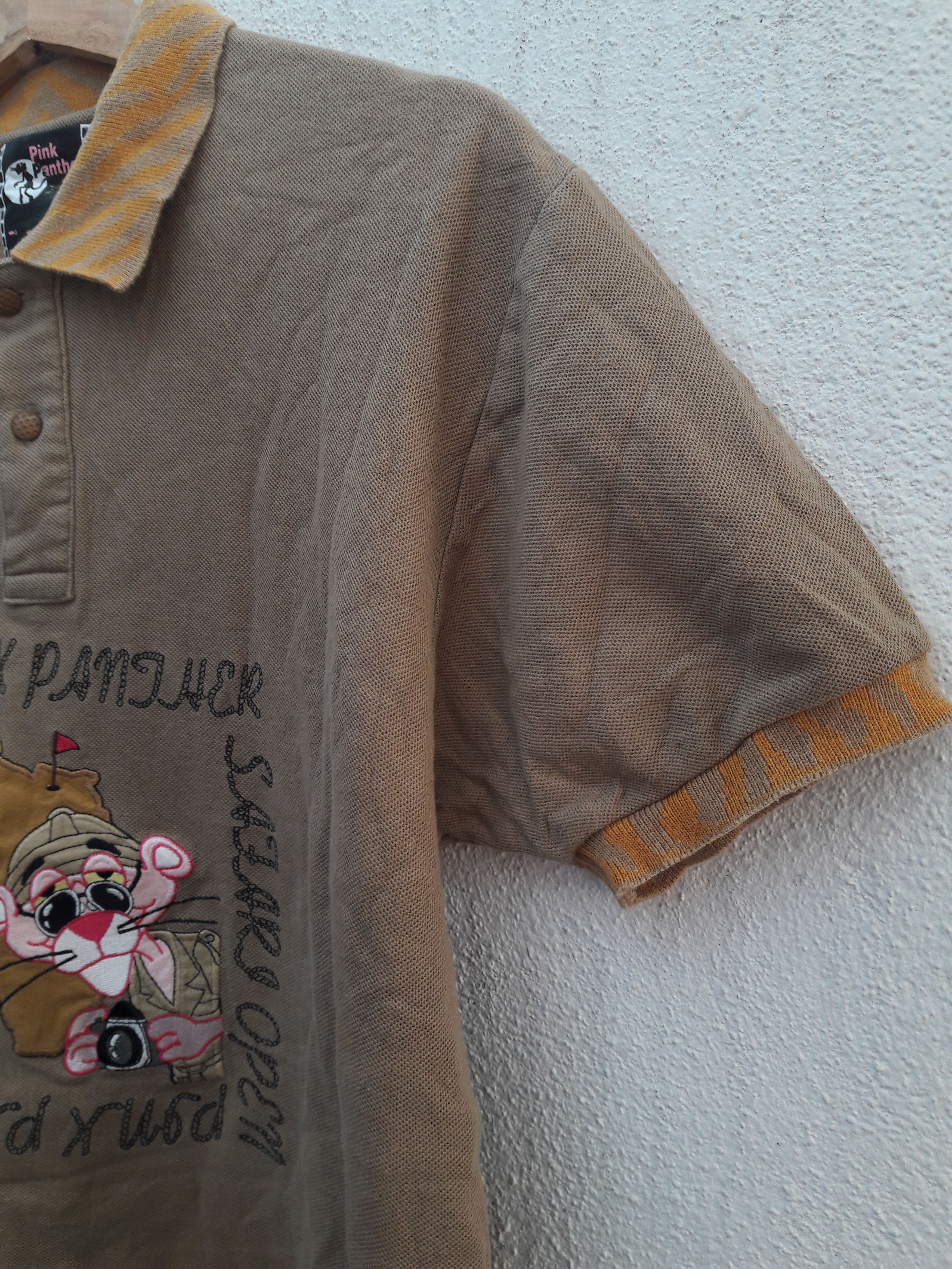 Cartoon Network × Vintage 🔥OFFER🔥Vtg 1998 Melbo Pink Panther Polo Embroidered Shirt Size US L / EU 52-54 / 3 - 6 Thumbnail