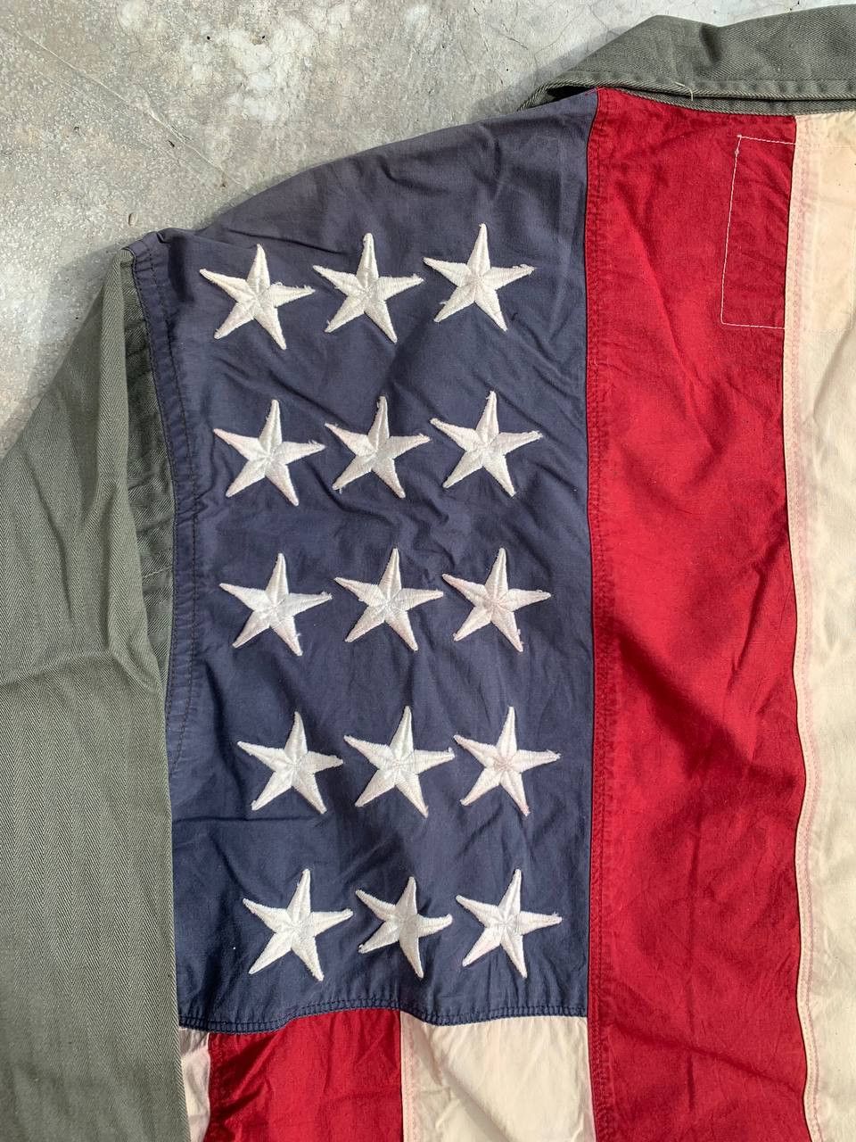 Tommy Hilfiger Vintage Hilfiger Surplus Military US Flag Oversized Shirt Size US M / EU 48-50 / 2 - 10 Thumbnail
