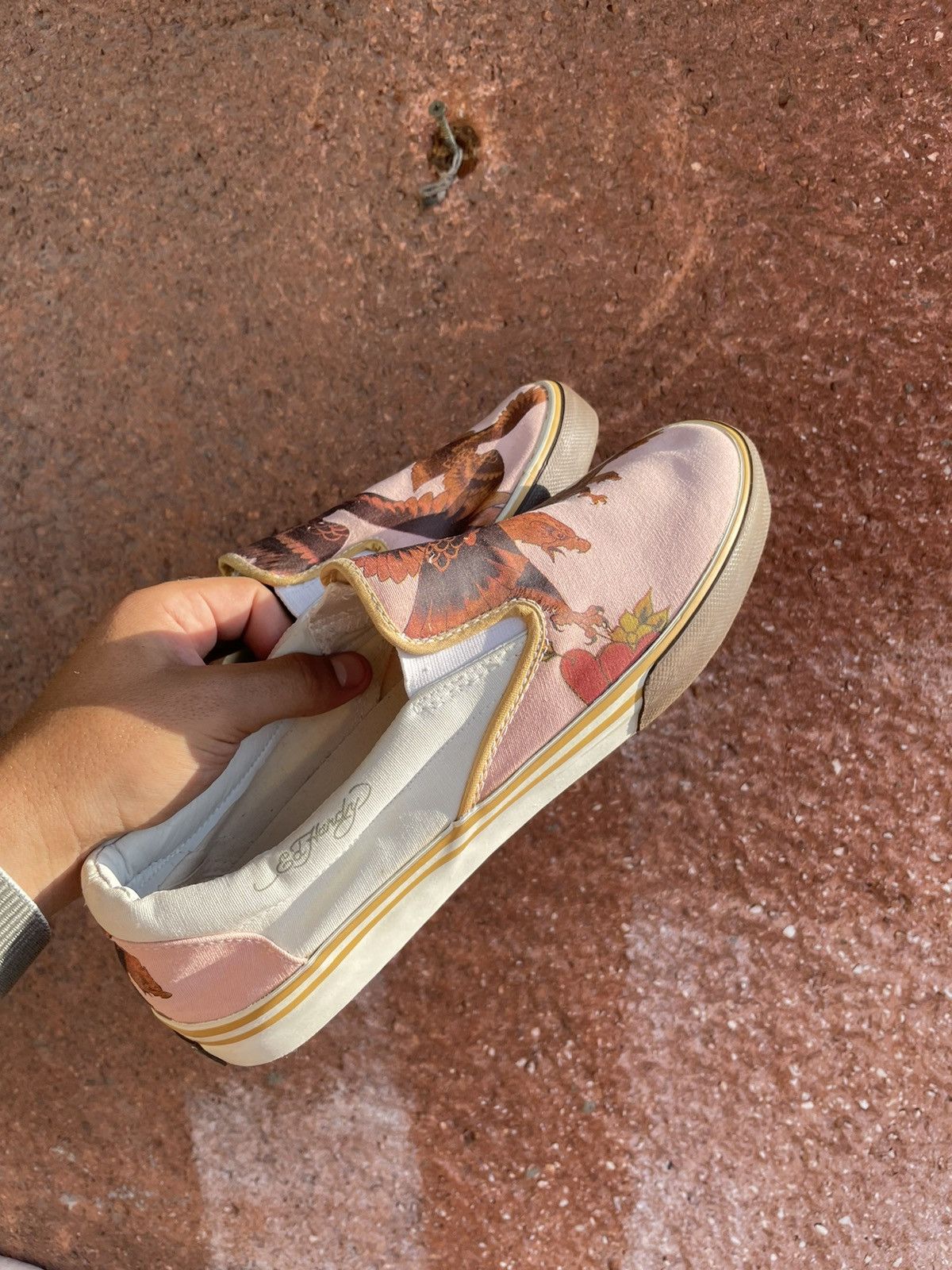Christian Audigier × Ed Hardy × Vintage Vintage Ed Hardy slip ons y2k Size US 10 / EU 43 - 1 Thumbnail