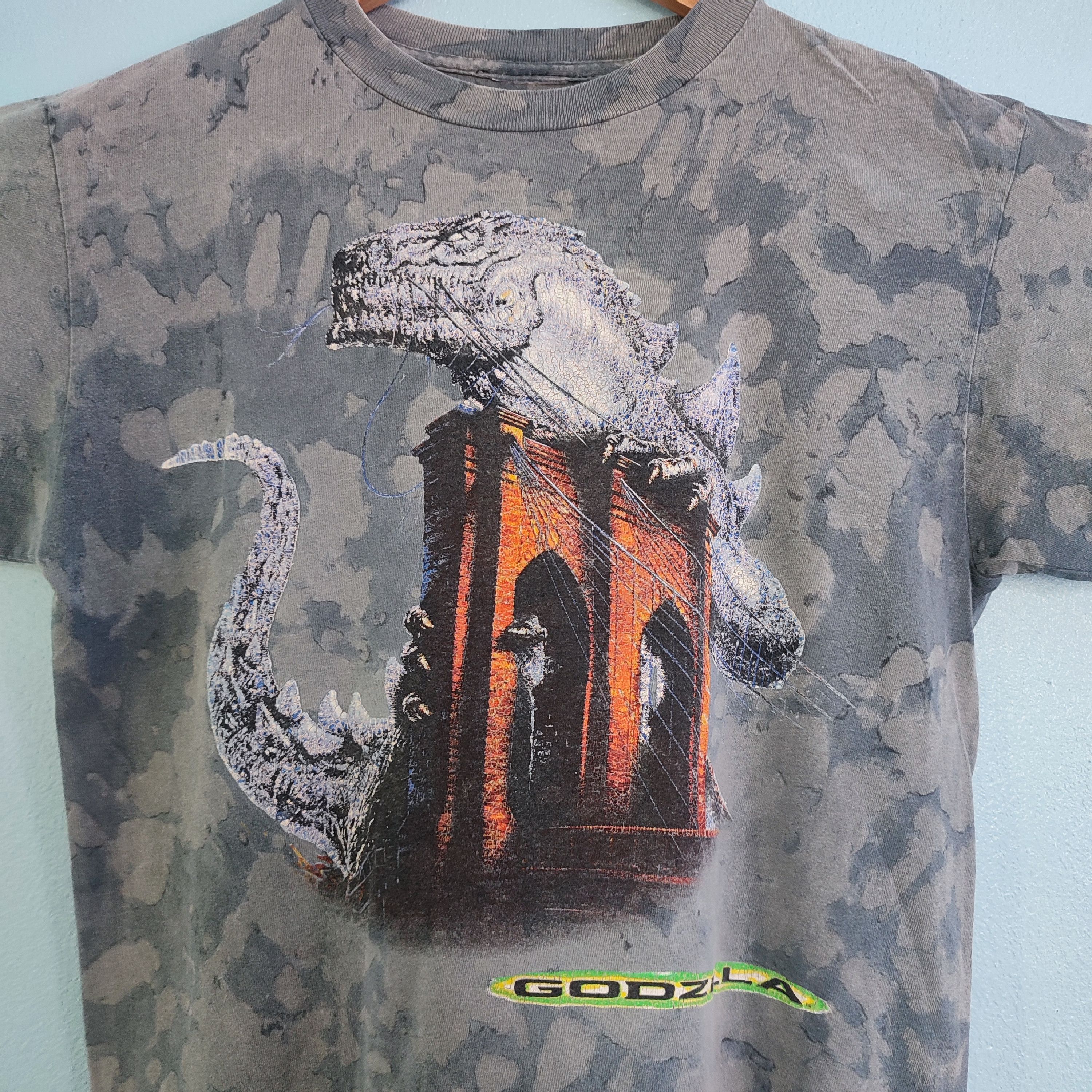 Vintage GODZILLA Movie Vintage Tshirt Size US M / EU 48-50 / 2 - 2 Thumbnail