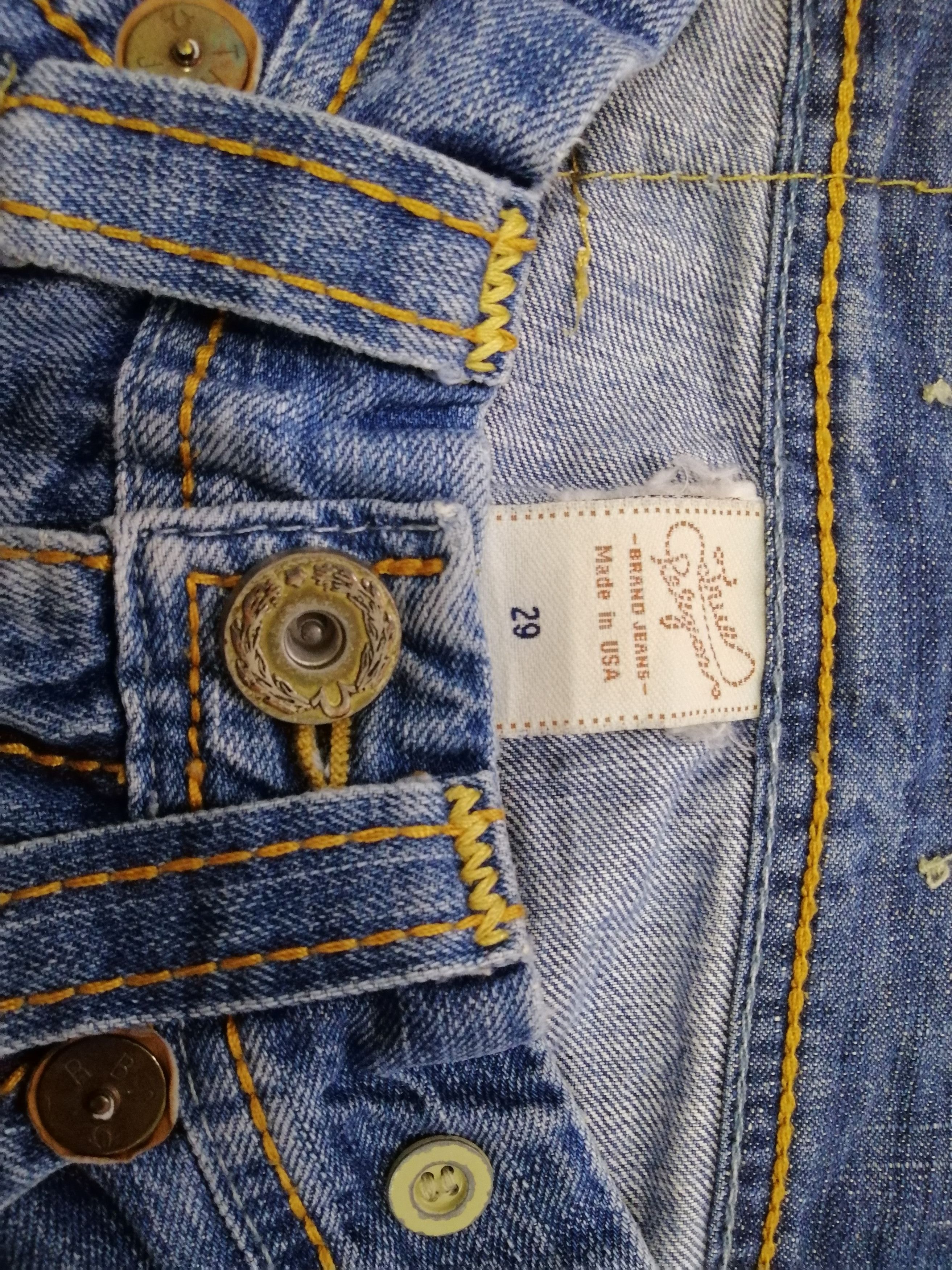If Six Was Nine × Le Grande Bleu (L.G.B.) × True Religion Flare Jeans True Religion Distressed Blue Denim Size US 33 - 6 Thumbnail