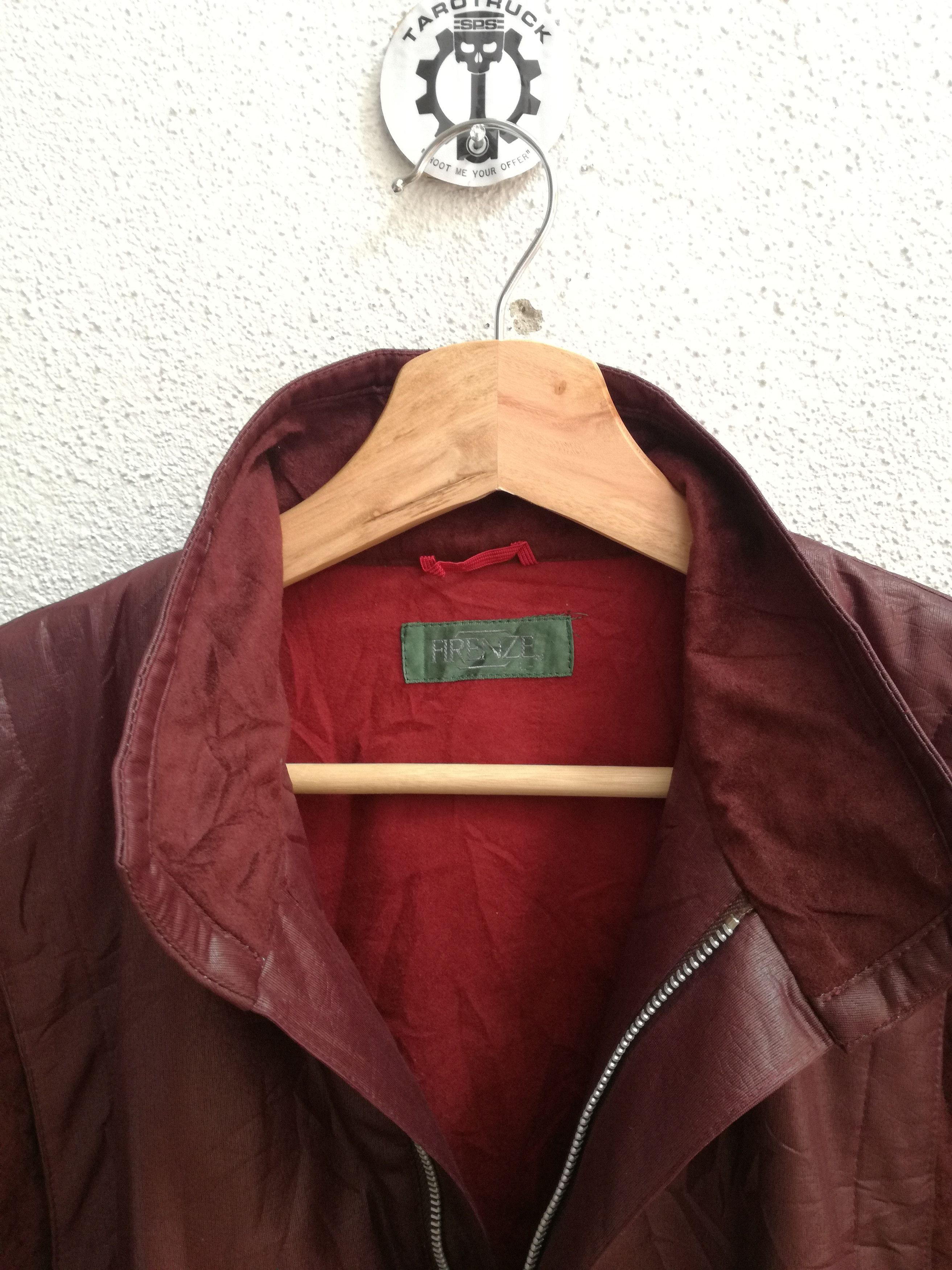 Firenze 🔥OFFER🔥Vtg Firenze Italy Leather Retro Jacket Size US L / EU 52-54 / 3 - 7 Thumbnail