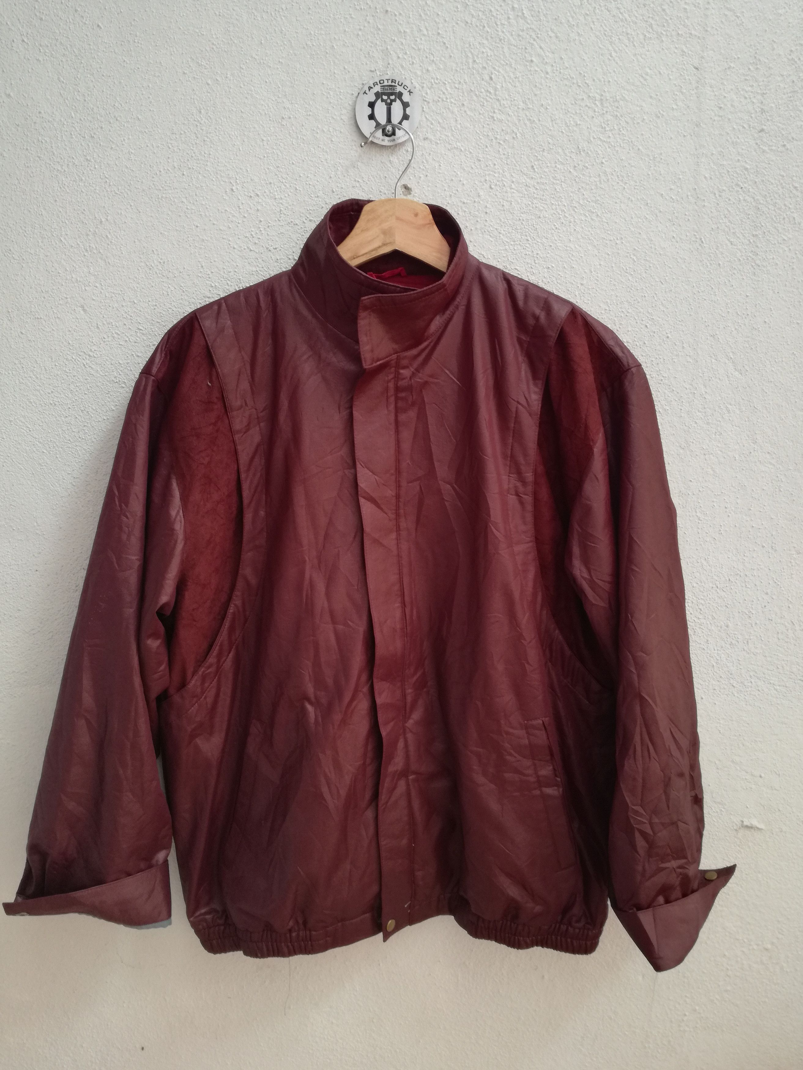 Firenze 🔥OFFER🔥Vtg Firenze Italy Leather Retro Jacket Size US L / EU 52-54 / 3 - 8 Thumbnail