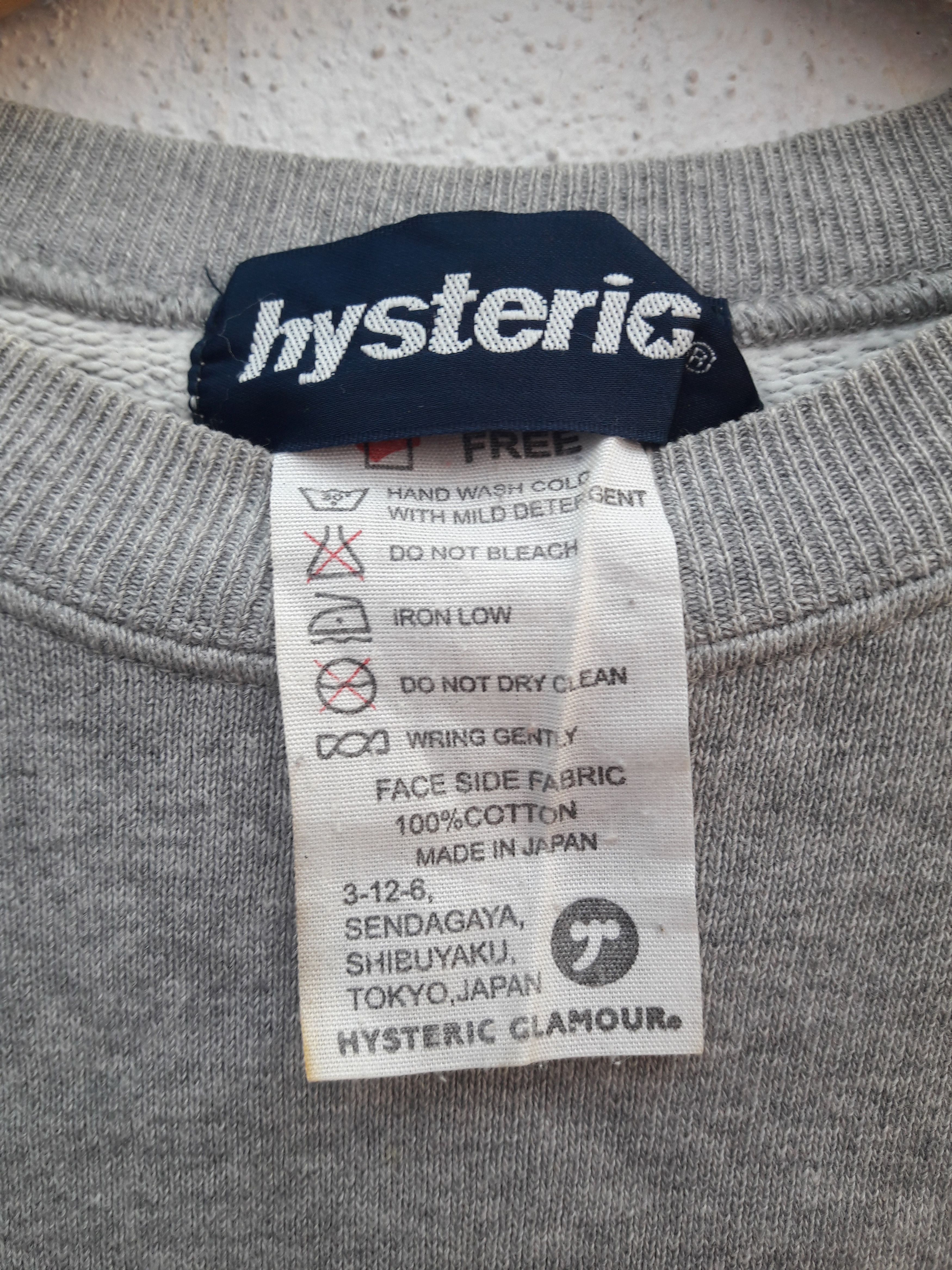 Hook-Ups × Hysteric Glamour × Vintage Hysteric Glamour Sexy Naked Pornstar Sweatshirt Size US S / EU 44-46 / 1 - 7 Thumbnail