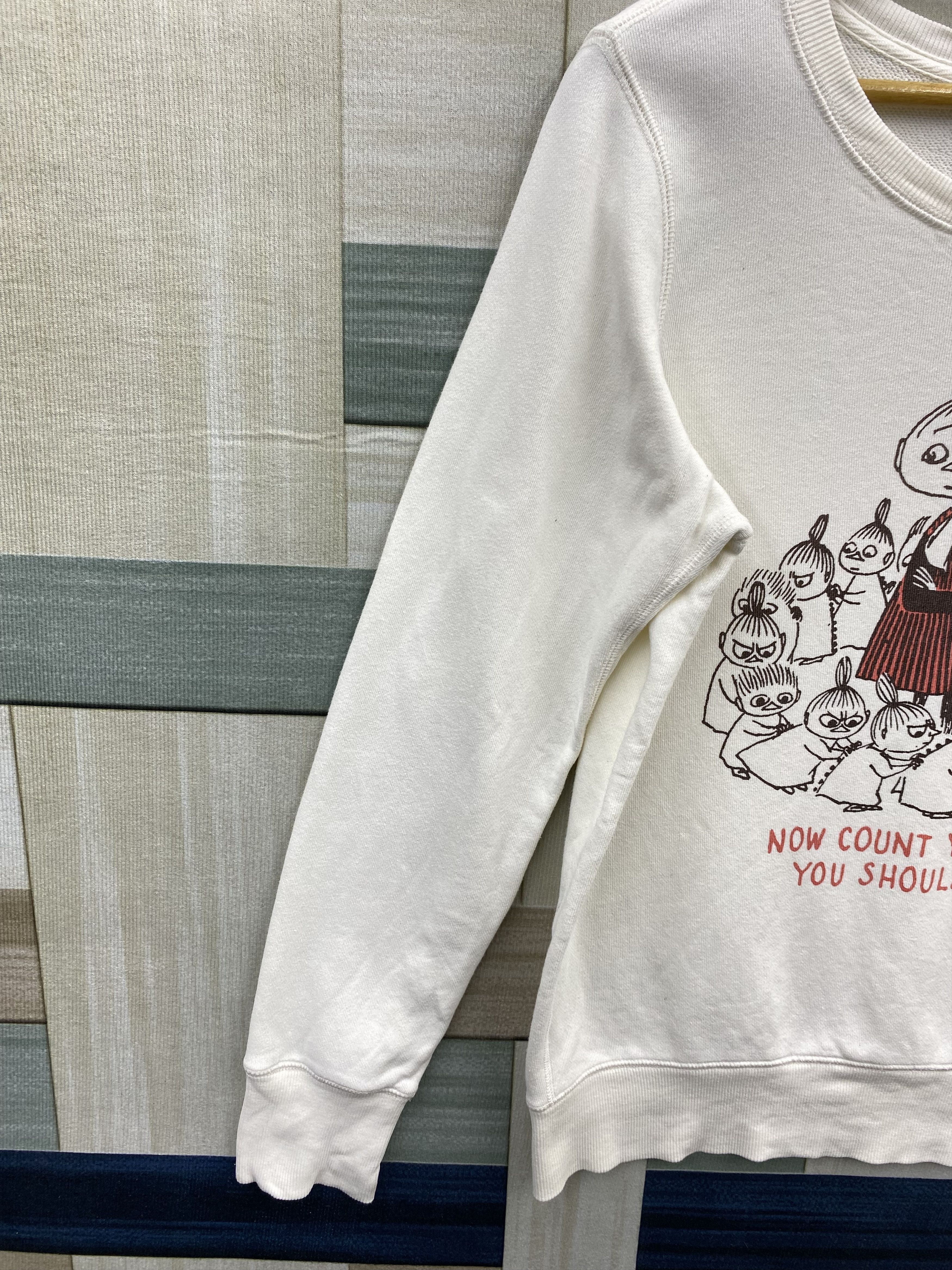 Anime × Japanese Brand moomin Characters X Uniqlo Sweatshirt Size M / US 6-8 / IT 42-44 - 4 Thumbnail