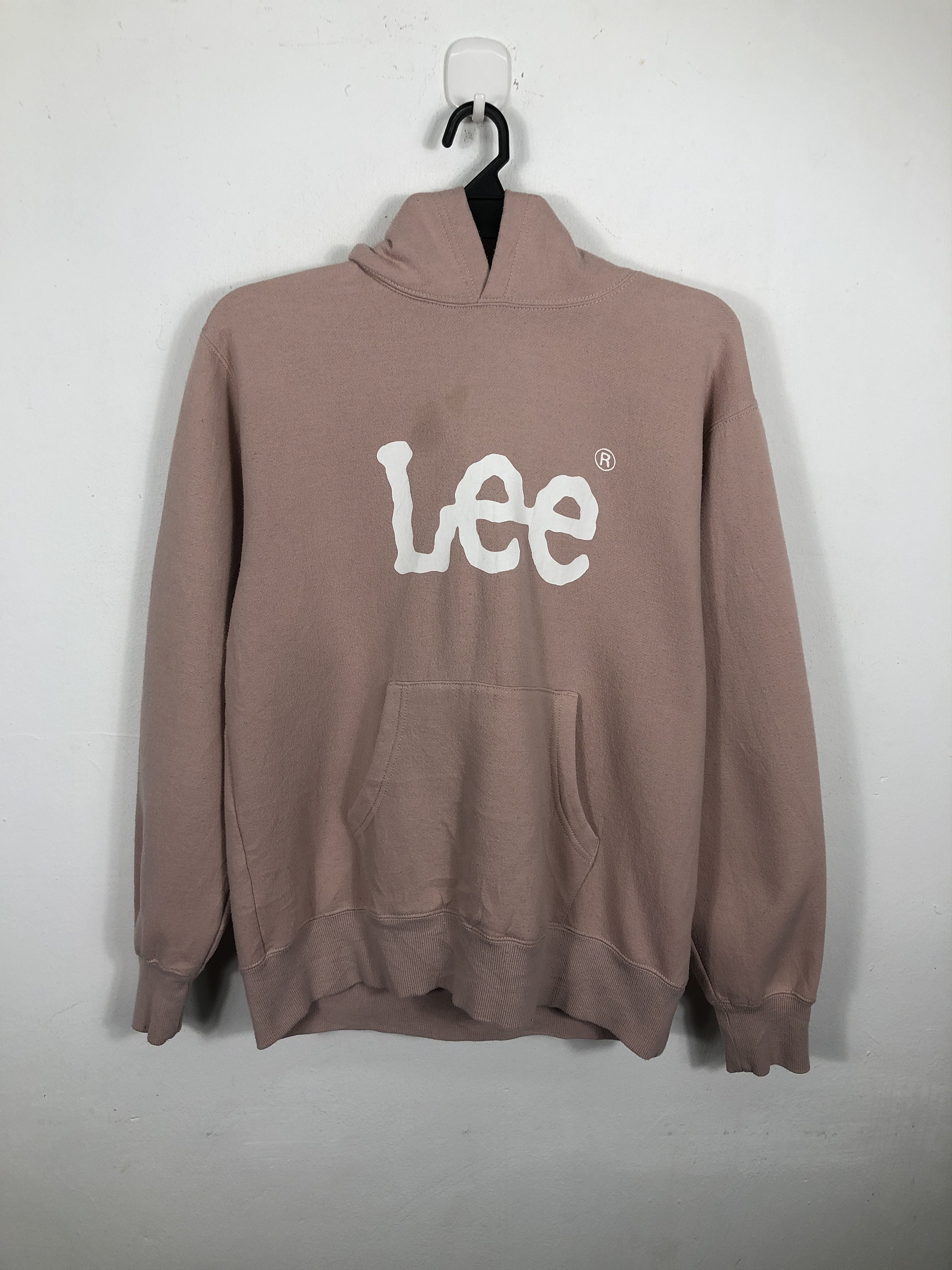 Lee Lee Big Logo Sweatshirt Hoodie Jumper Size M / US 6-8 / IT 42-44 - 1 Thumbnail