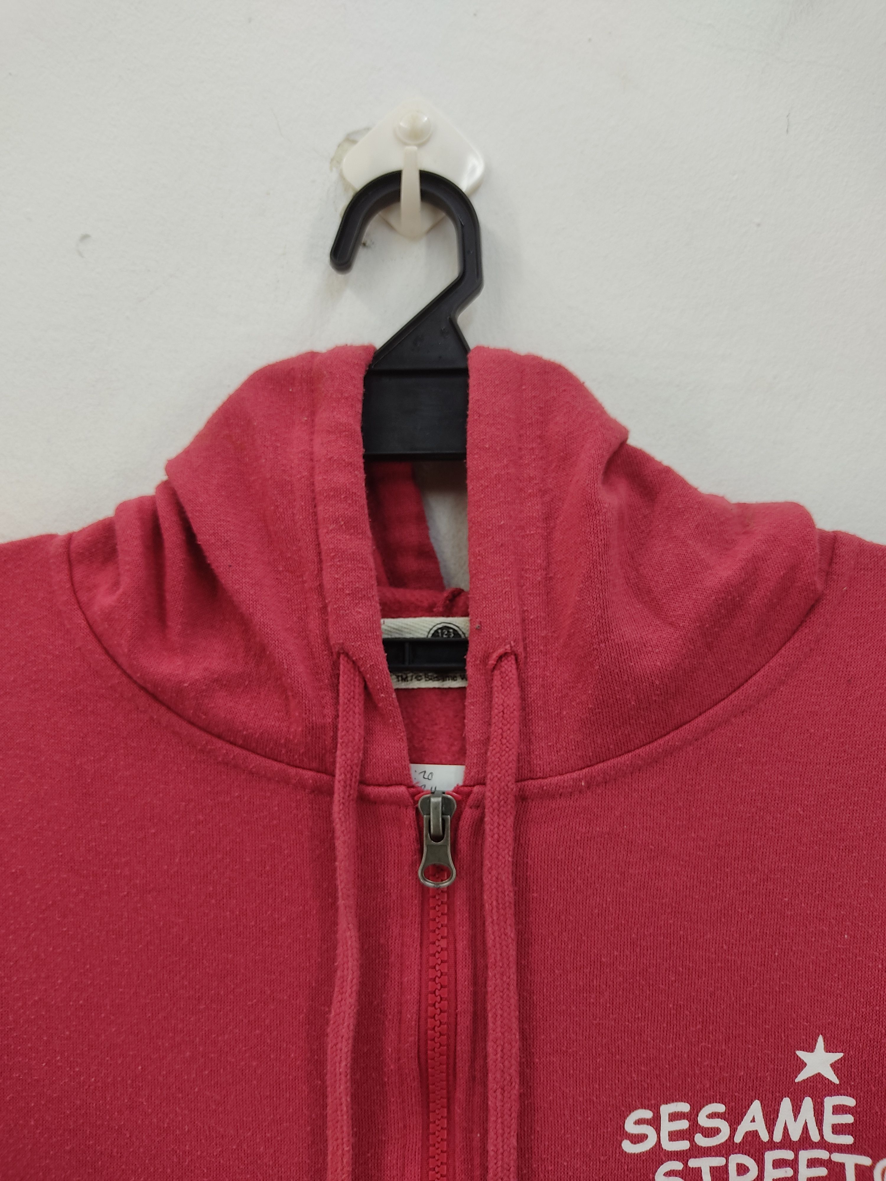 Anime × Vintage Vintage Y2K Sesame Street Hoodie Zipper Size M / US 6-8 / IT 42-44 - 4 Thumbnail