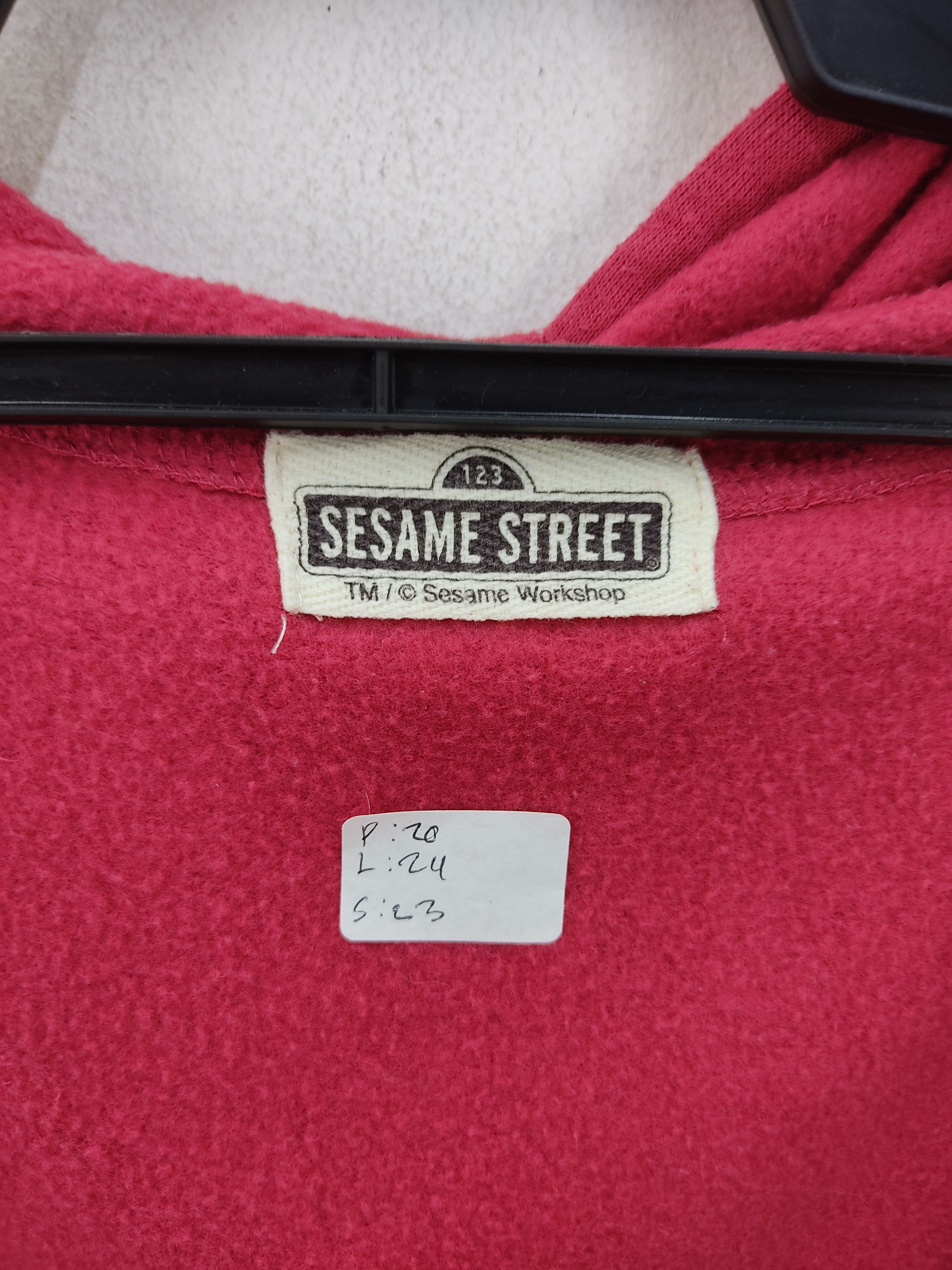 Anime × Vintage Vintage Y2K Sesame Street Hoodie Zipper Size M / US 6-8 / IT 42-44 - 11 Thumbnail