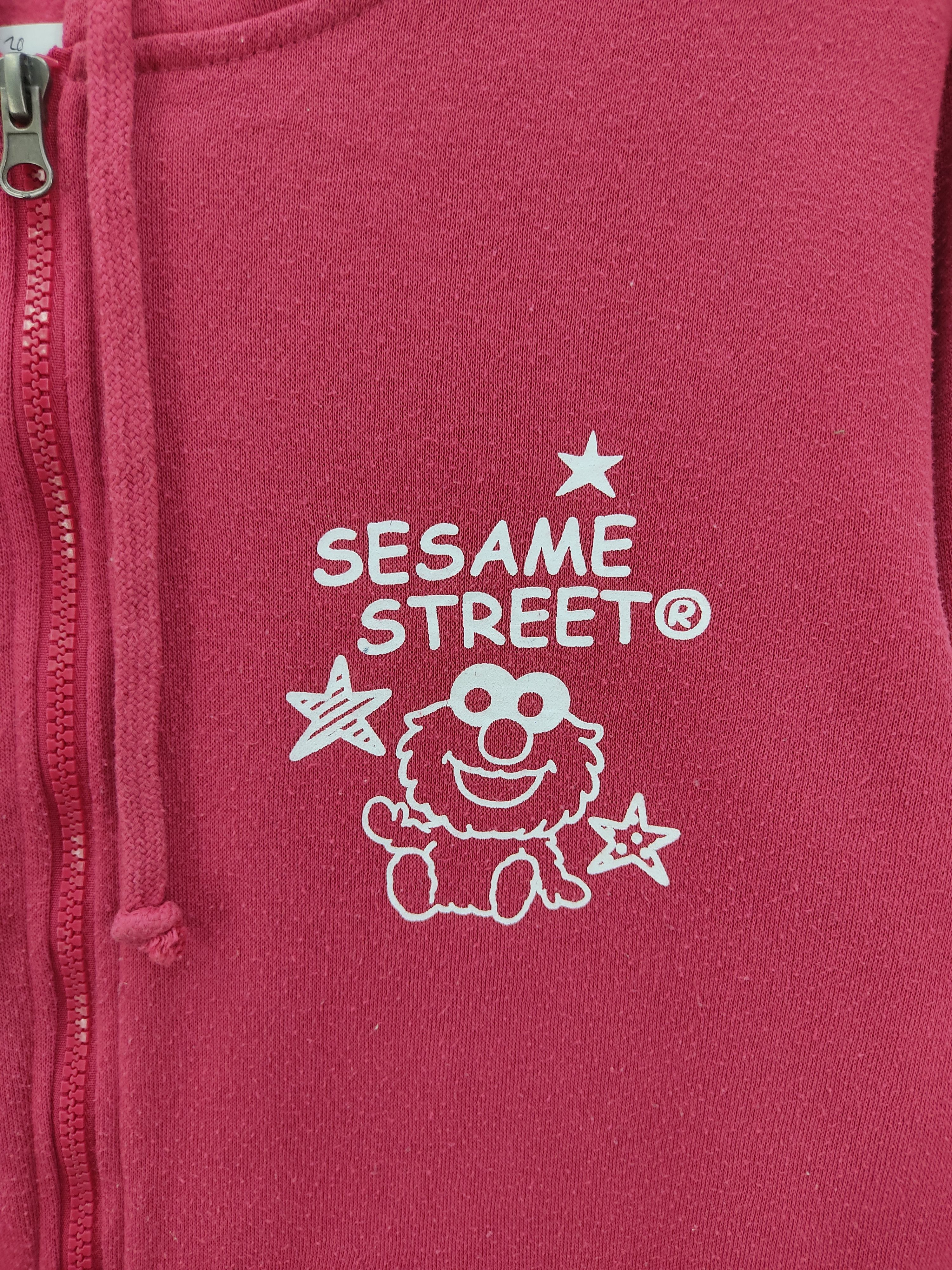 Anime × Vintage Vintage Y2K Sesame Street Hoodie Zipper Size M / US 6-8 / IT 42-44 - 3 Thumbnail