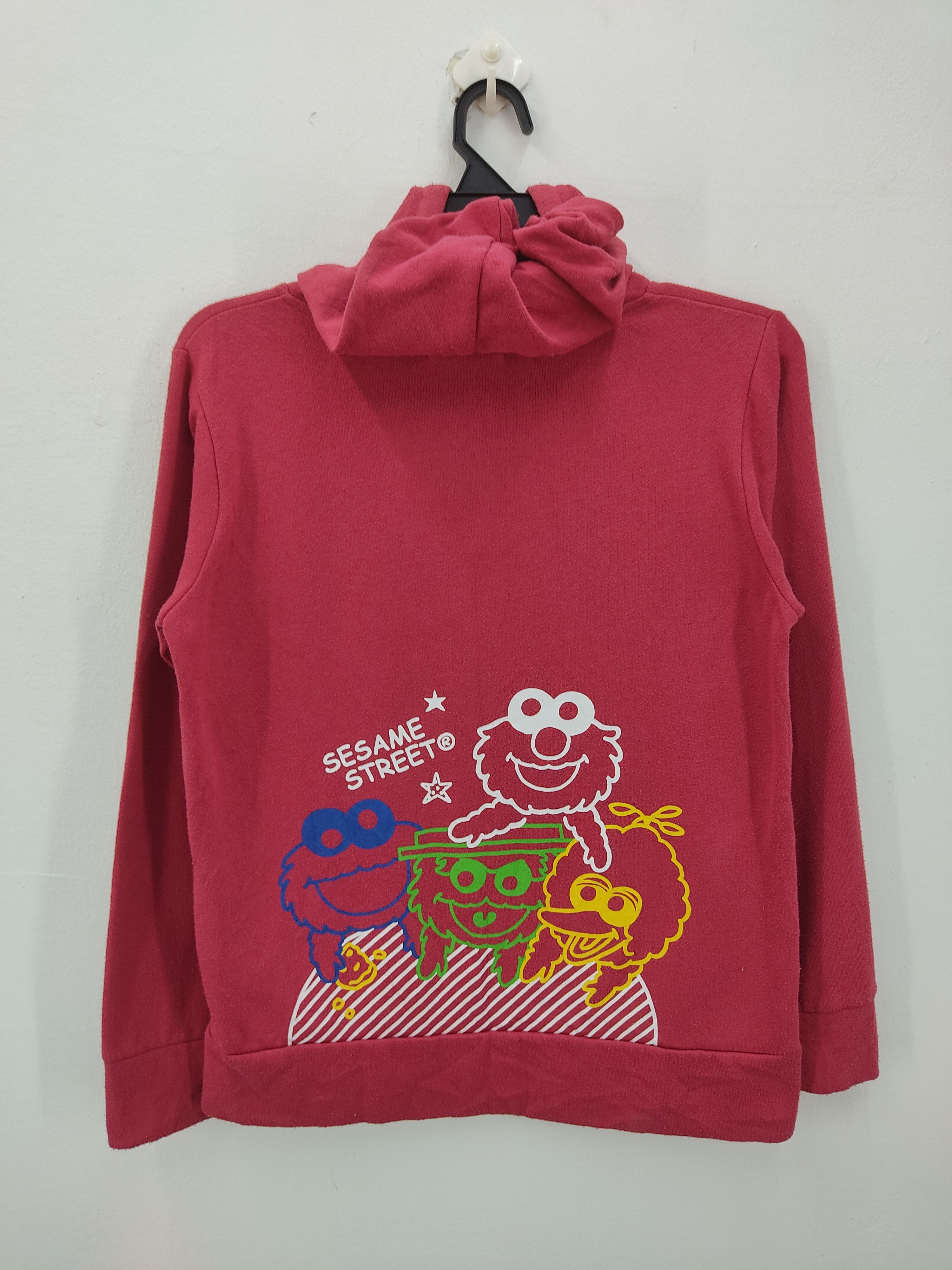 Anime × Vintage Vintage Y2K Sesame Street Hoodie Zipper Size M / US 6-8 / IT 42-44 - 6 Thumbnail