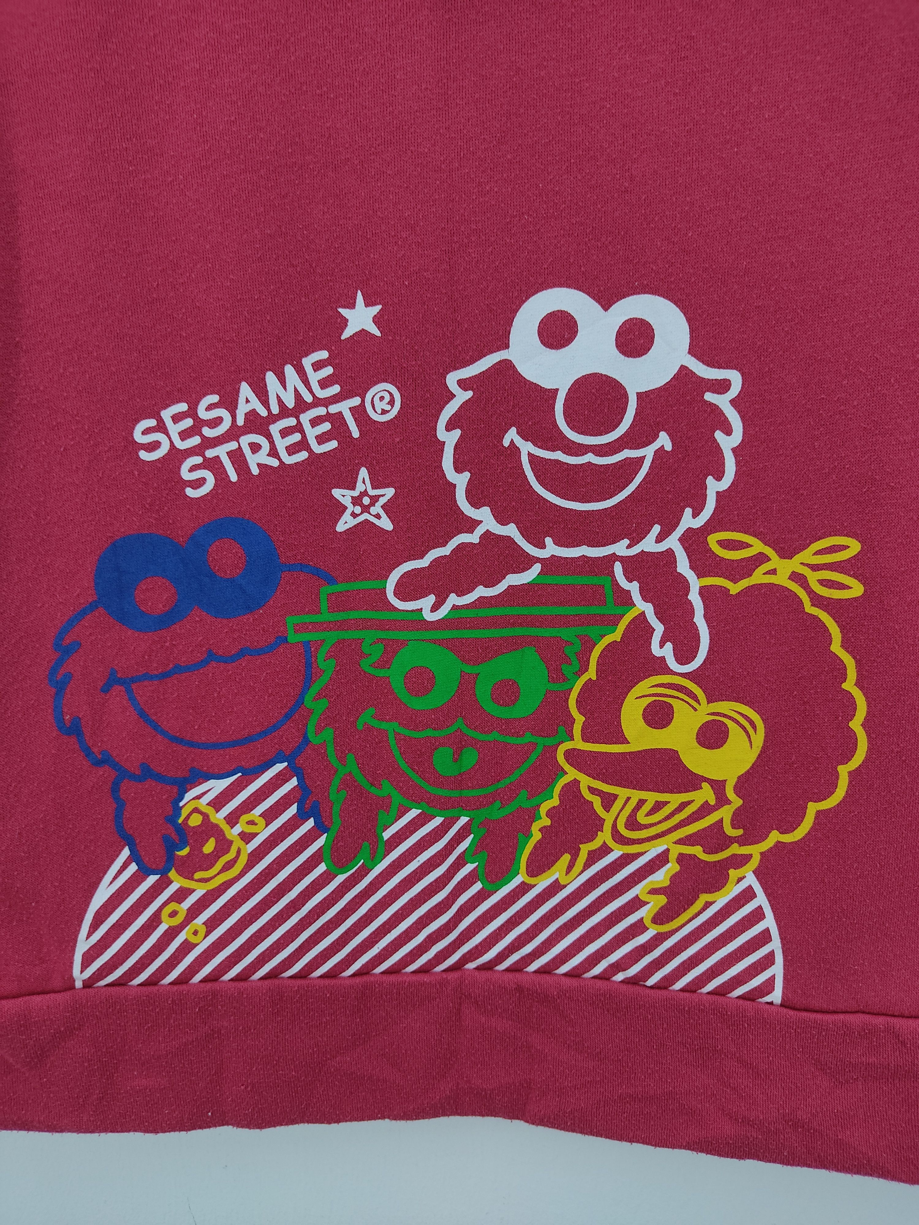 Anime × Vintage Vintage Y2K Sesame Street Hoodie Zipper Size M / US 6-8 / IT 42-44 - 7 Thumbnail